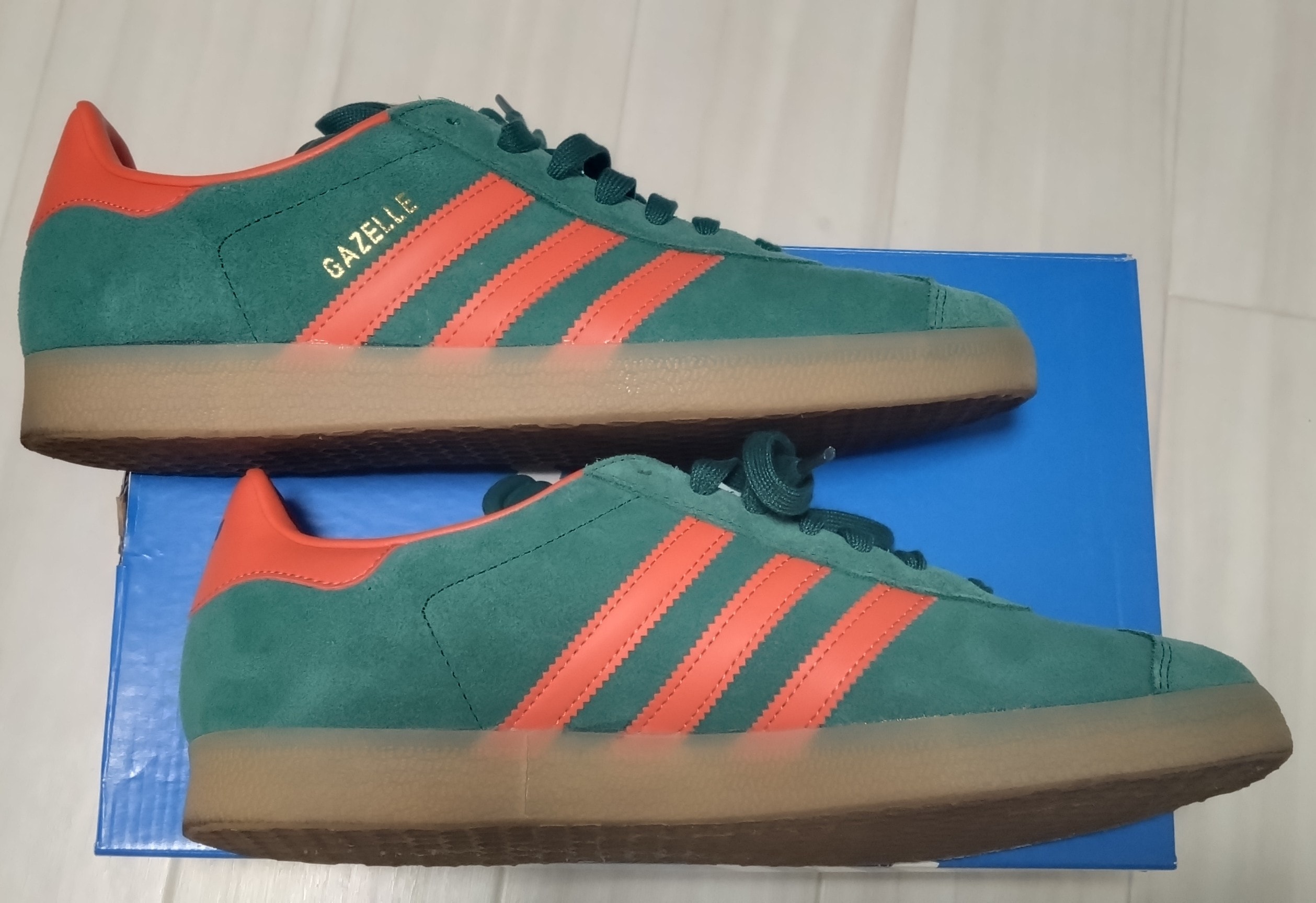 adidas Gazelle "Collegiate Green/Preloved Red/Gum"