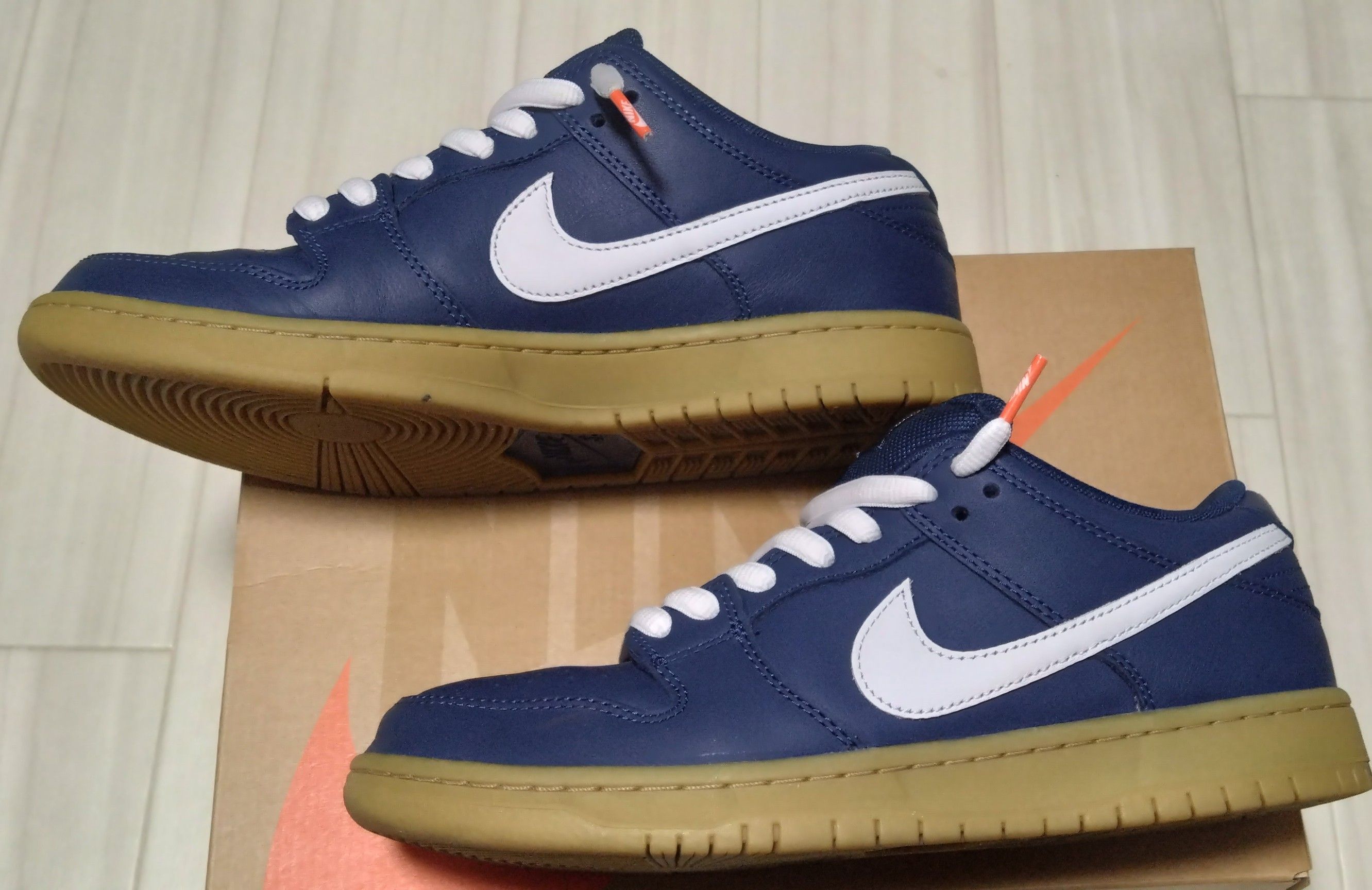早い者勝ち！ナイキ SB ダンク ロー プロISOオレンジレーベル ネイビーガム 2/6発売｜Nike SB ISO Orange Label 