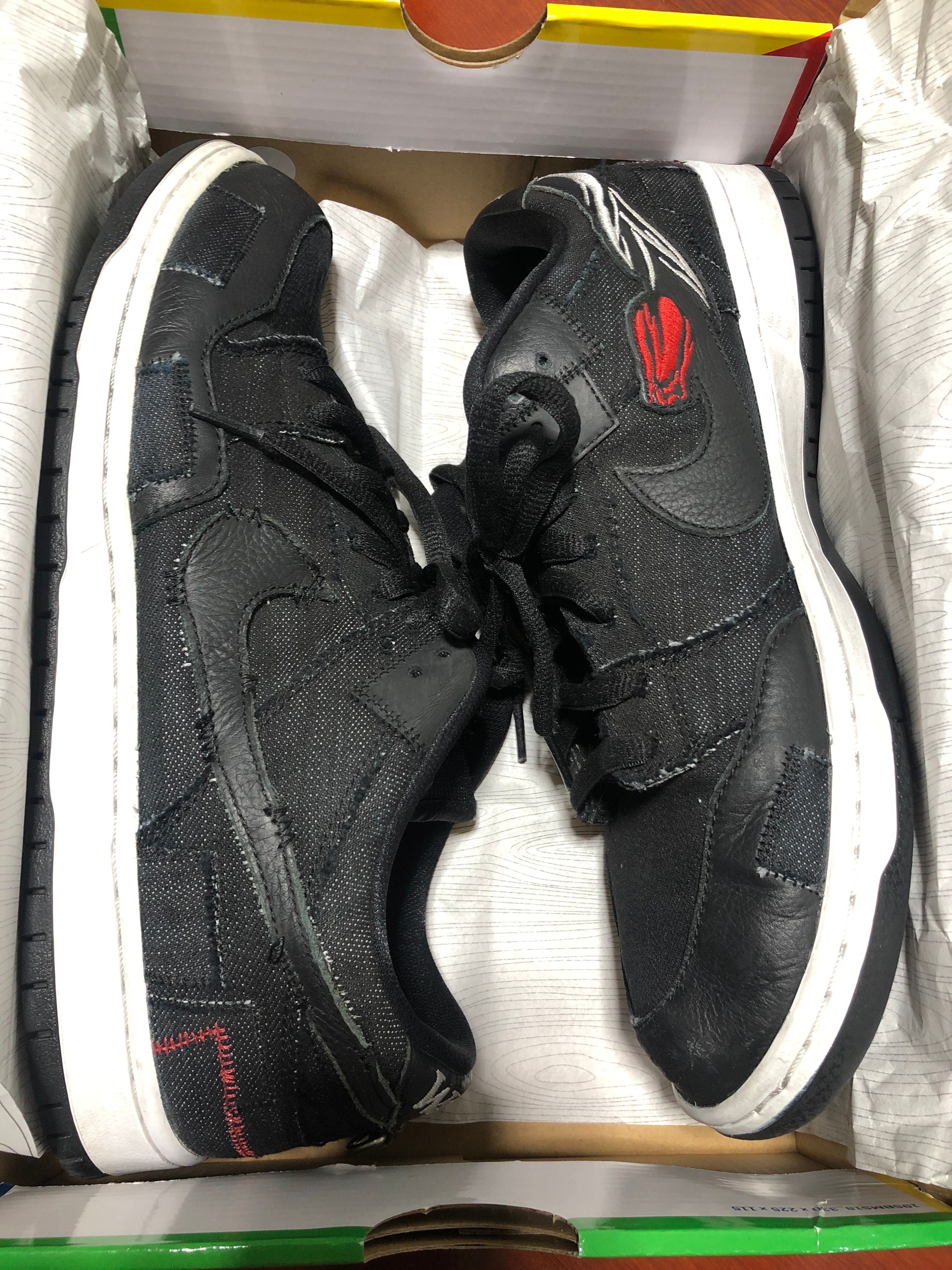 Wasted Youth × Nike SB Dunk Low "Black Denim" / VERDY