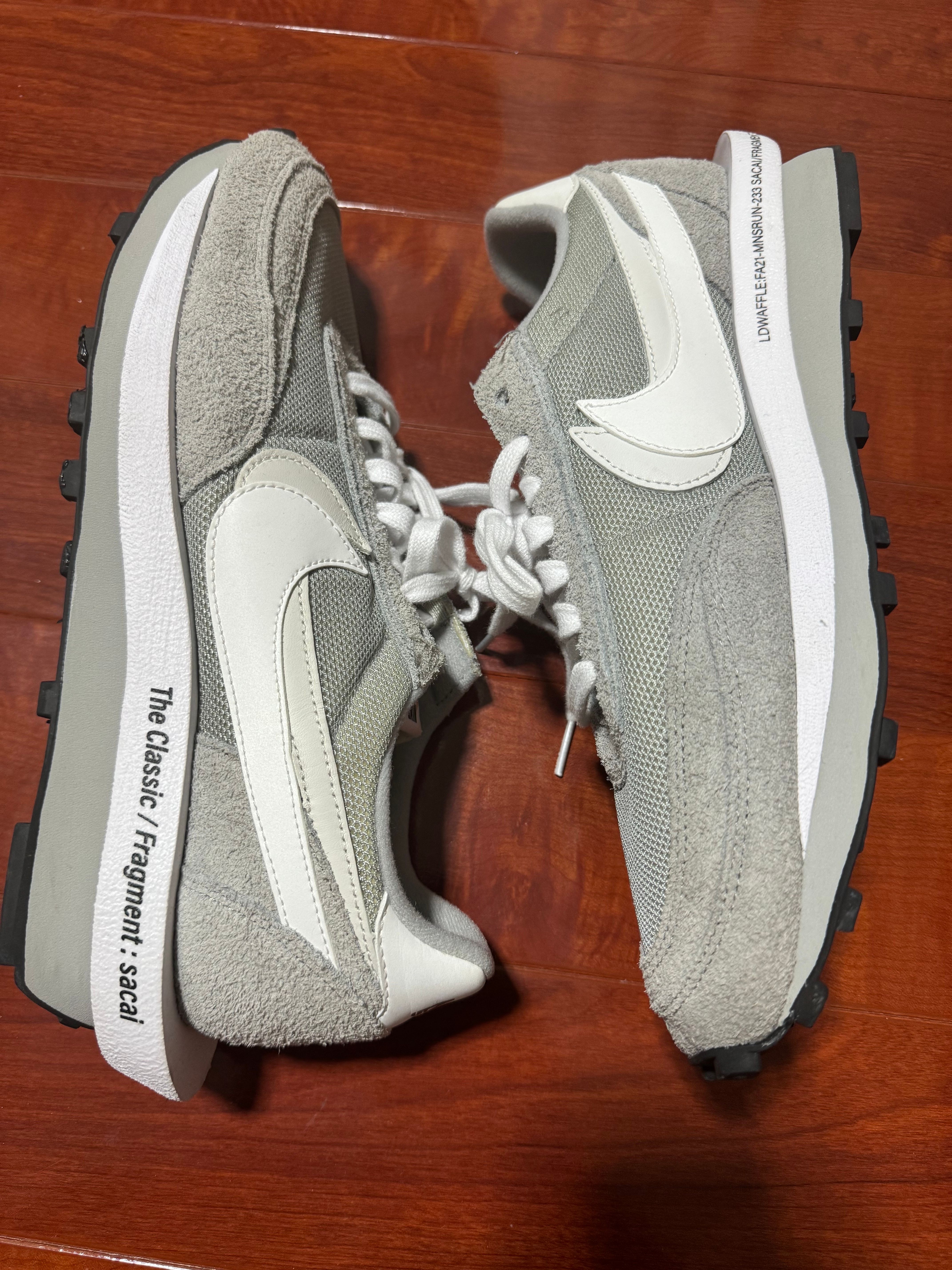 Fragment × sacai × Nike LD Waffle "Light Smoke Grey"