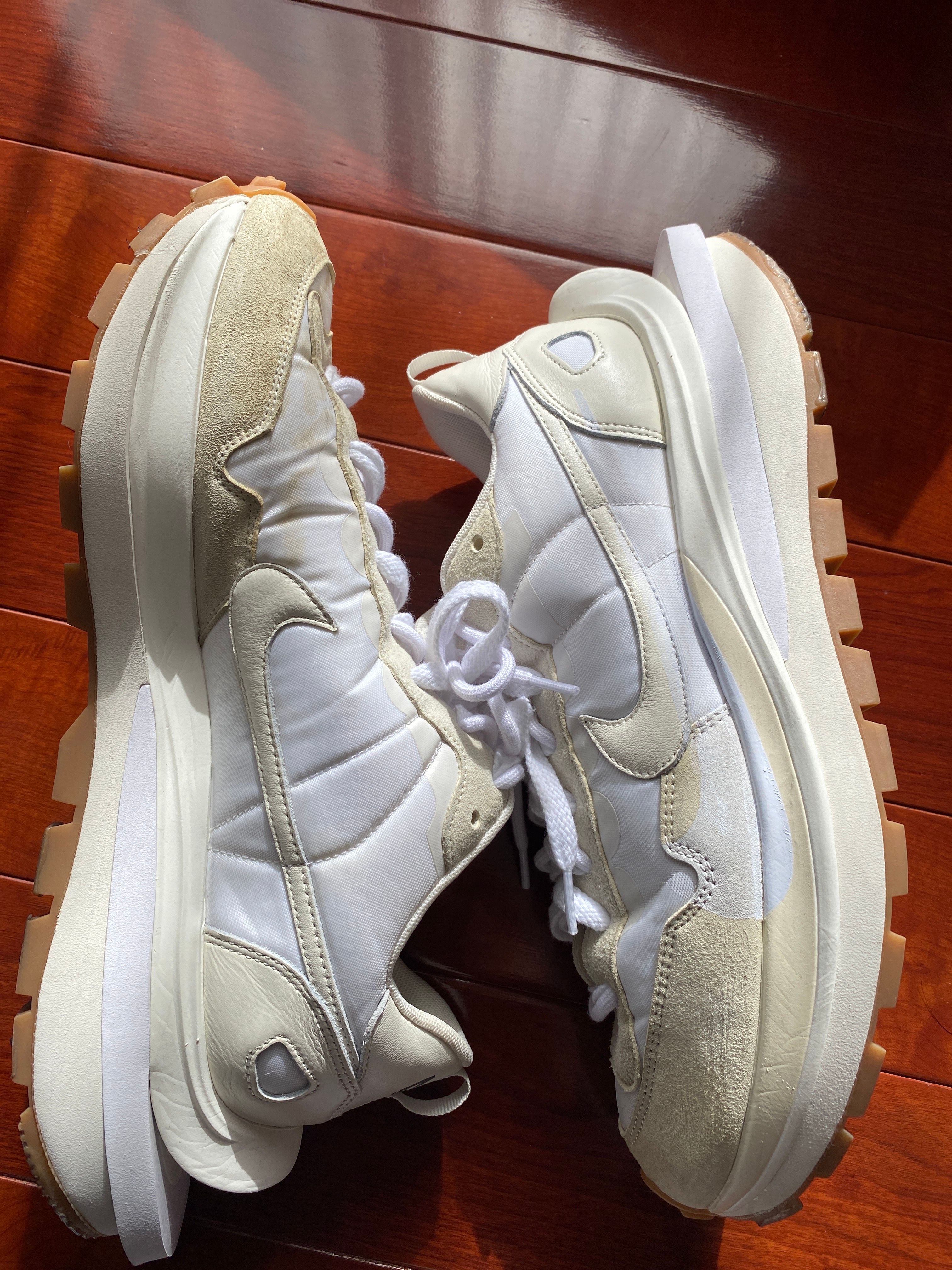 sacai × Nike Vapor Waffle "White Gum"