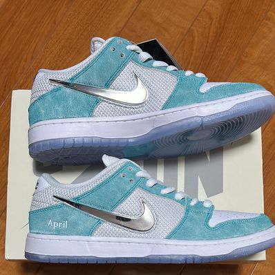 APRIL SKATEBOARDS × Nike SB Dunk Low Pro QS "White and Multi-Color"