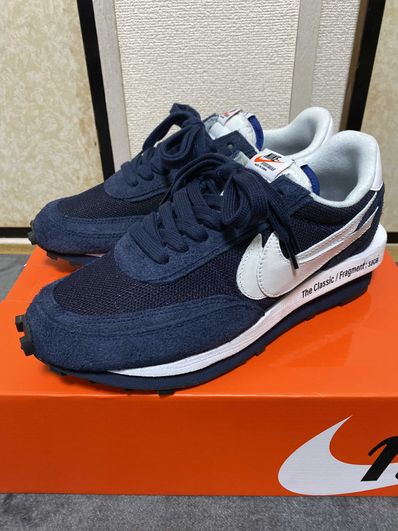 Fragment × sacai × Nike LD Waffle "Blackended Blue"