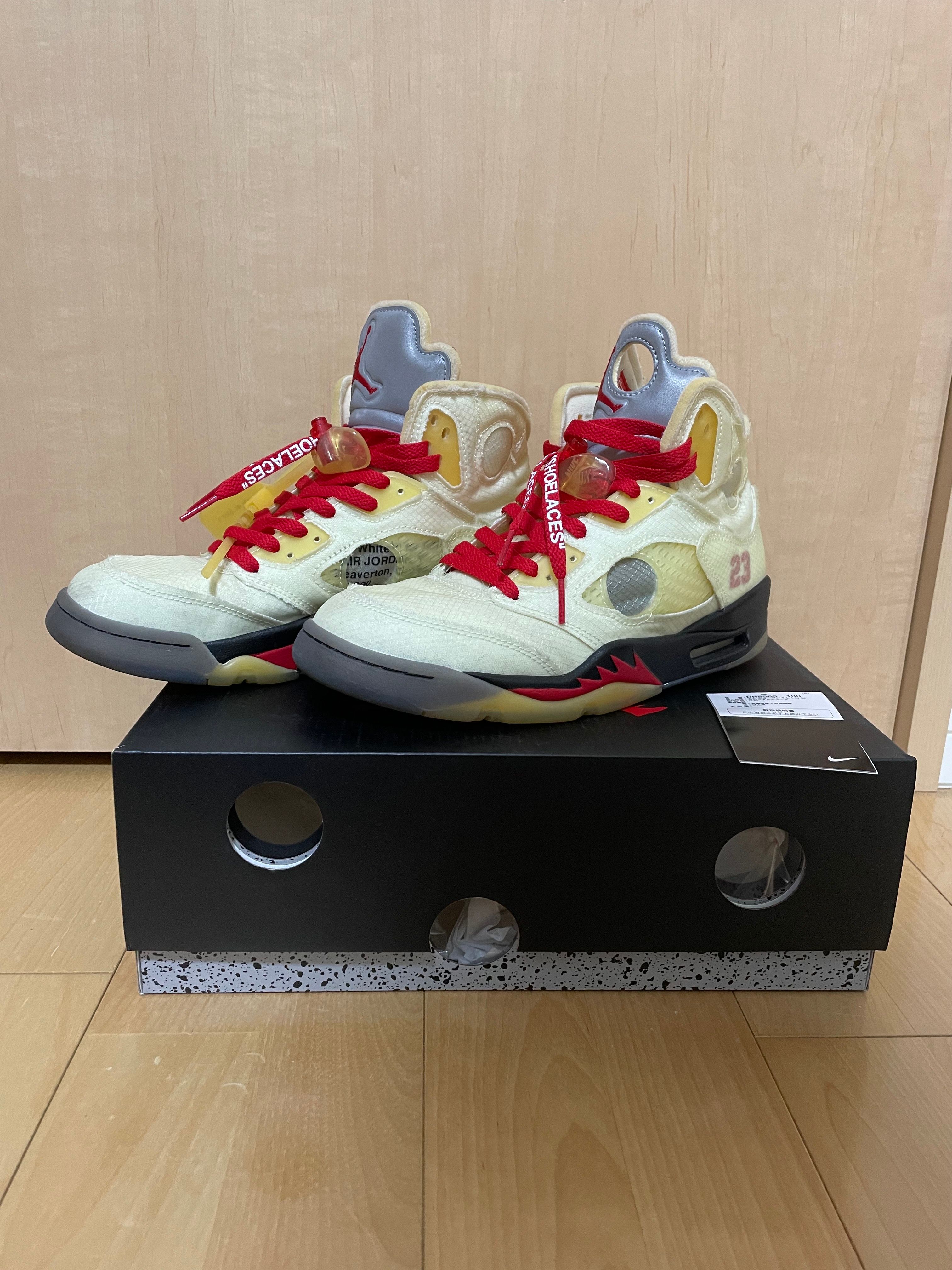 Off-White × Nike Air Jordan 5 "Sail"