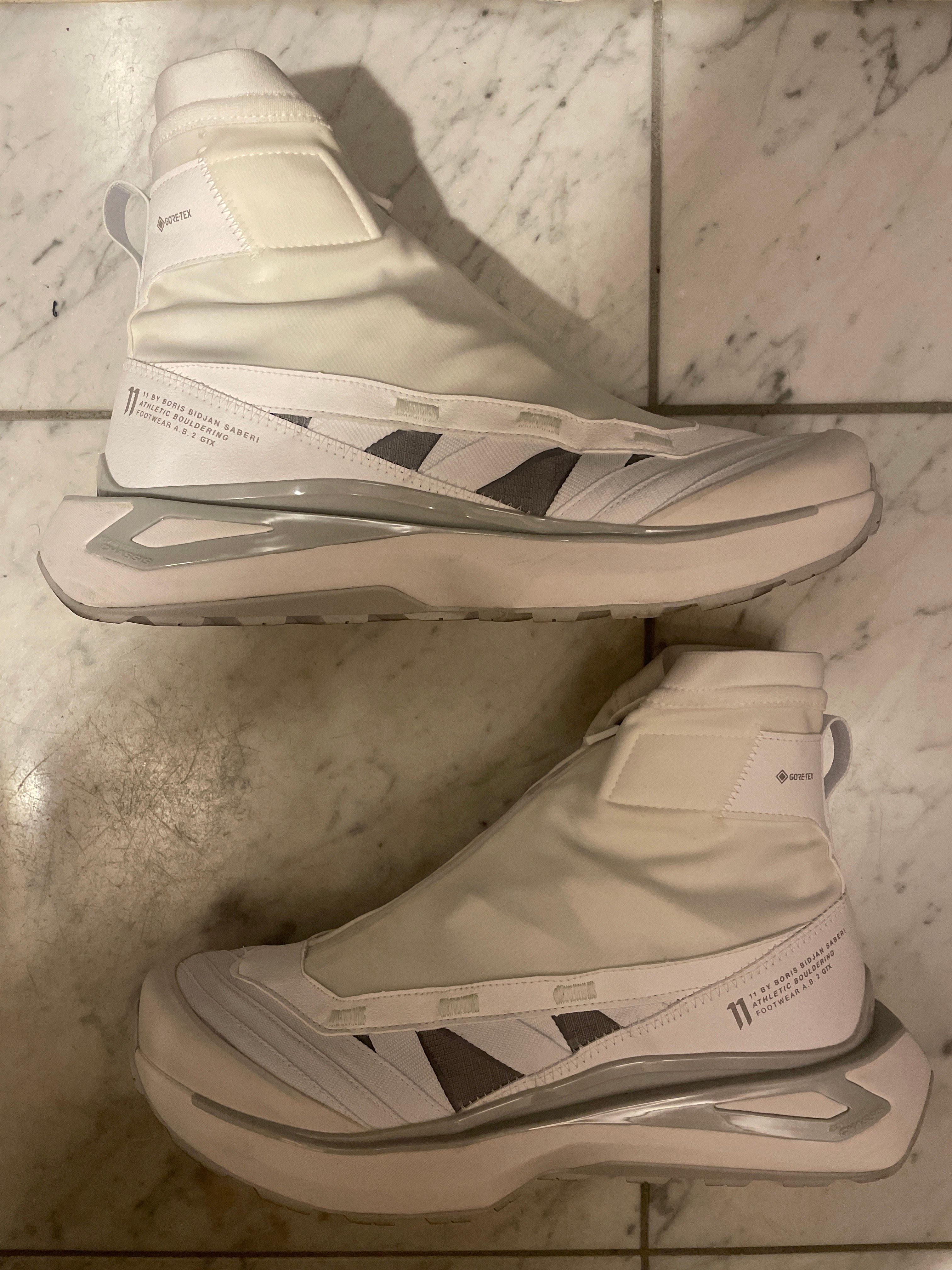11 By Boris Bidjan Saberi × Salomon 11S Footwear A.B.2 GORE-TEX "White/Grey"