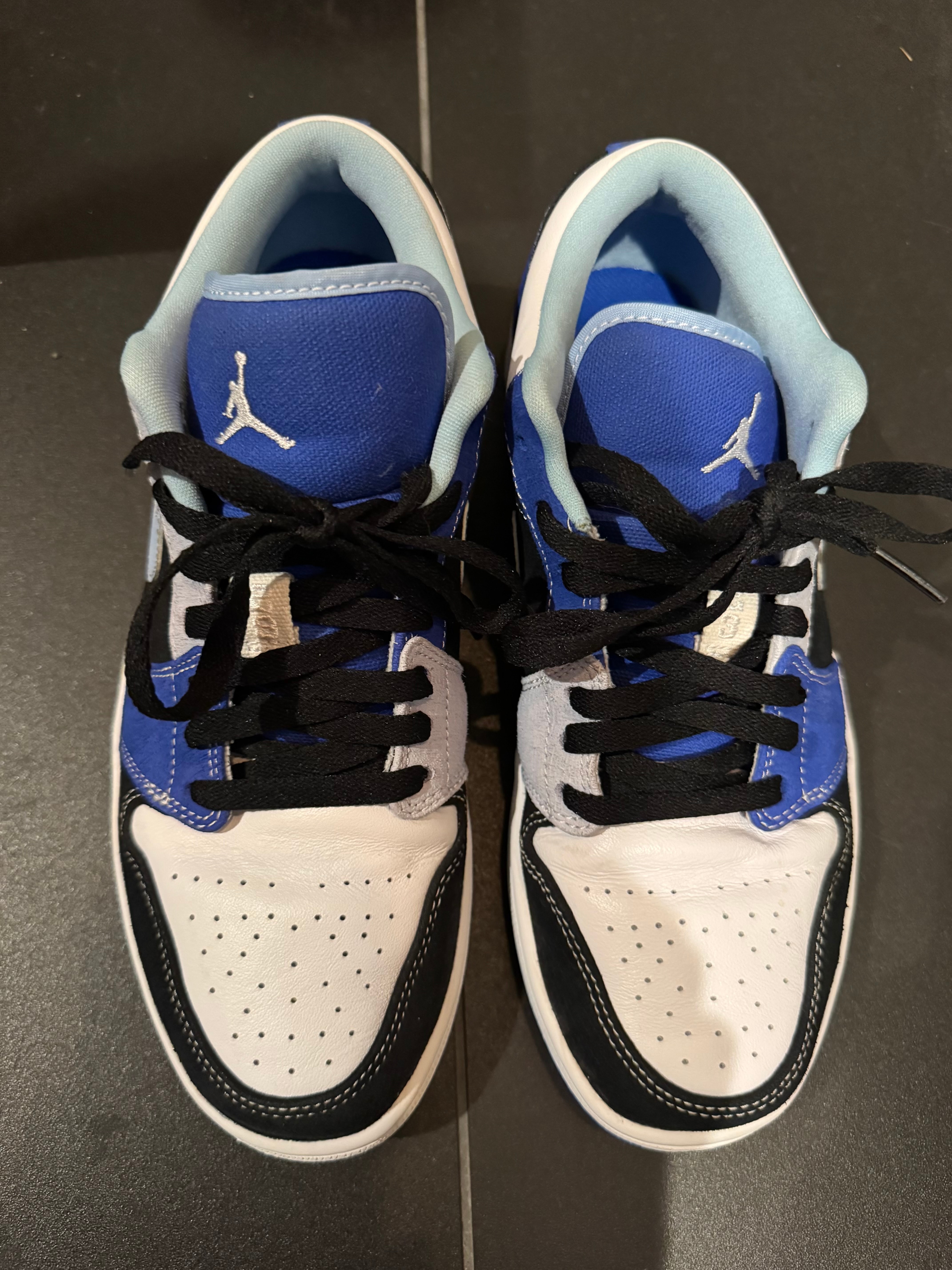 Nike Air Jordan 1 Low "White/Black/Blue"