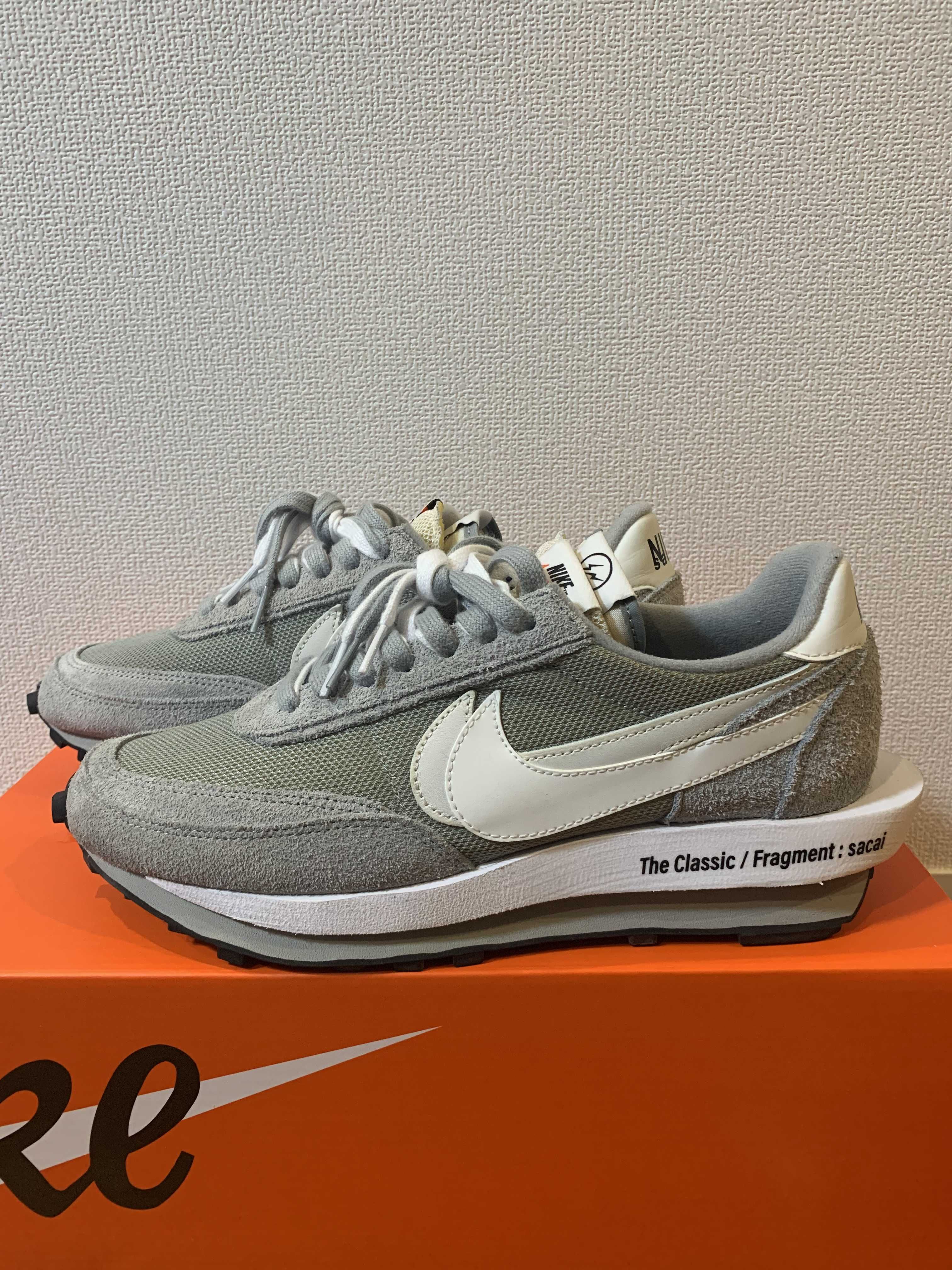 Fragment × sacai × Nike LD Waffle "Light Smoke Grey"
