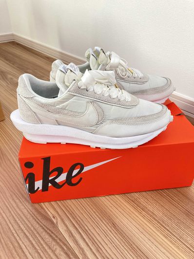 sacai × Nike LDV Waffle "Triple White"