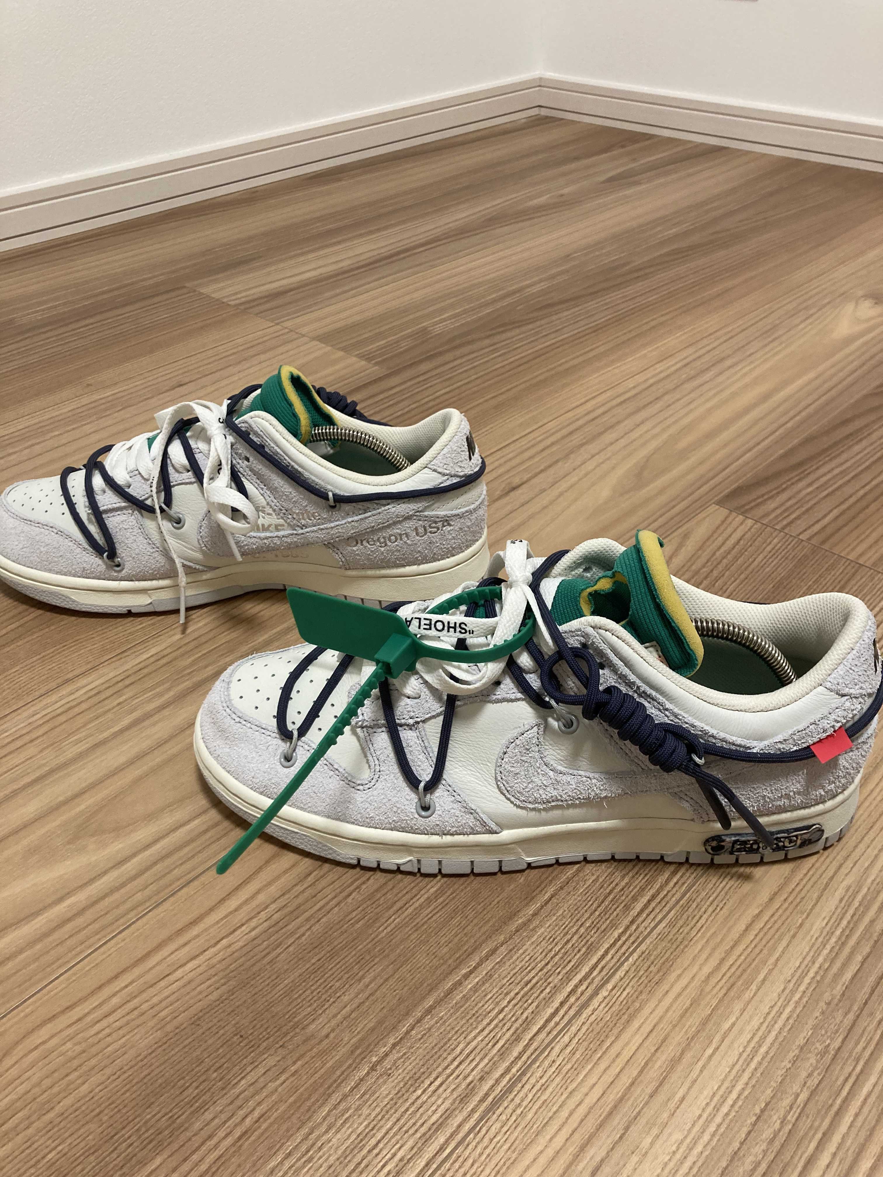 Off-White × Nike Dunk Low "Sail/Neutral Grey/Gridiron"