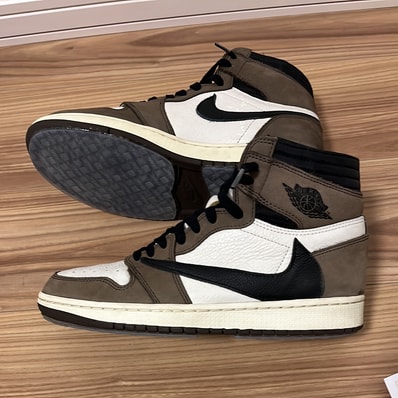 Travis Scott × Nike Air Jordan 1 Retro High OG TS SP "Sail/Dark Mocha"