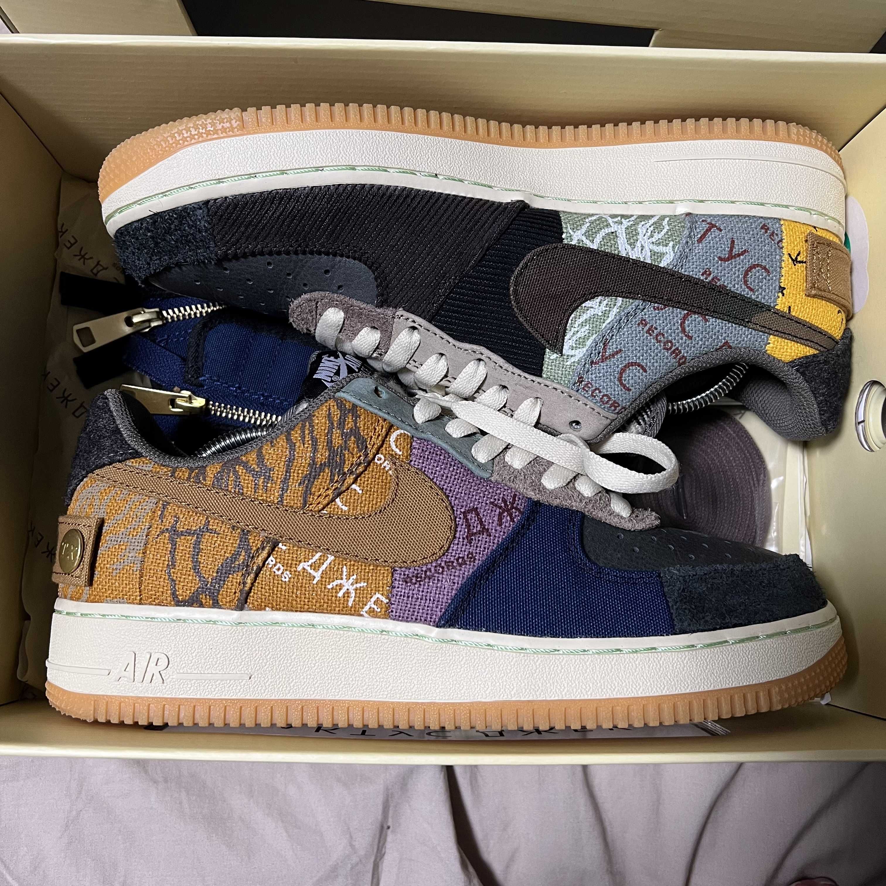Travis Scott × Nike Air Force 1 Low Cactus Jack "Multi Color"