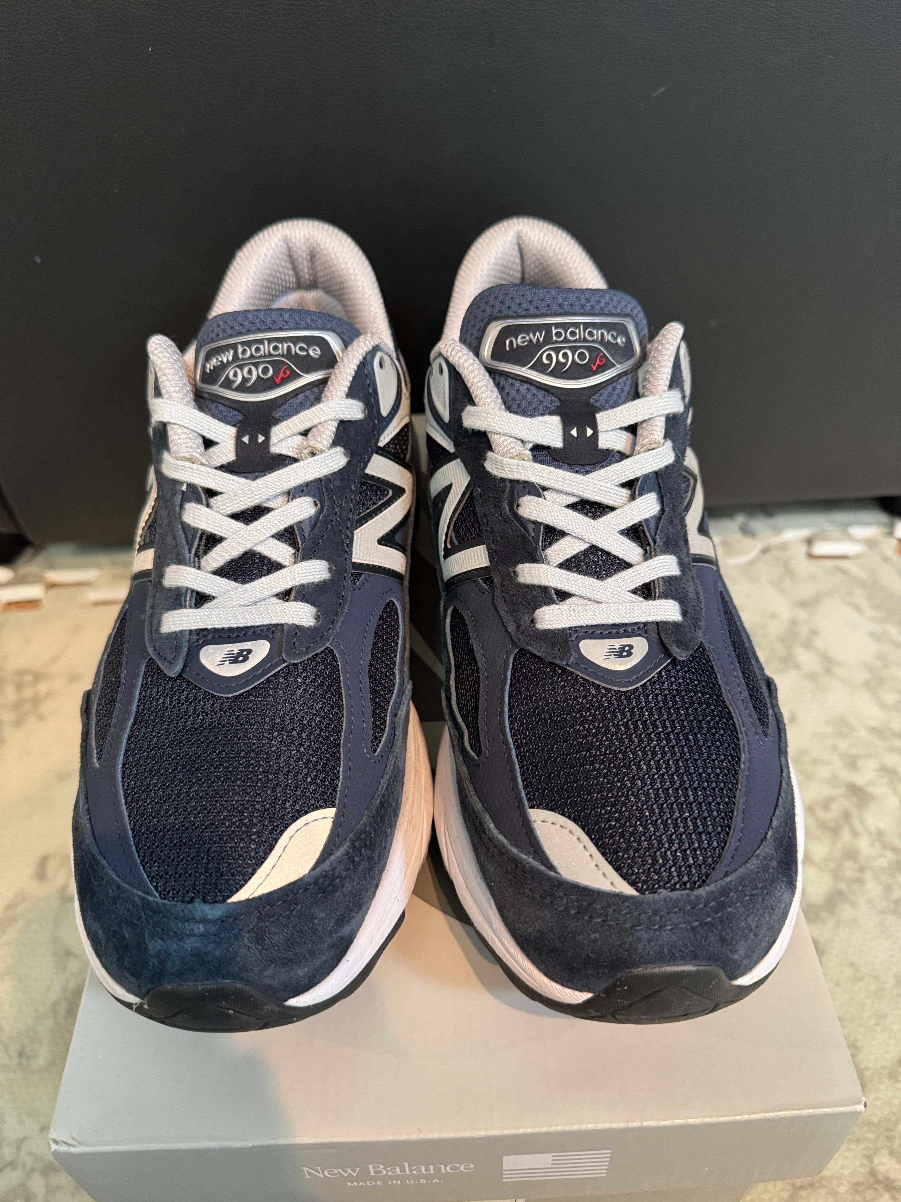 New Balance 990V6 "Navy" (Heel Flag Logo) (M990NV6)