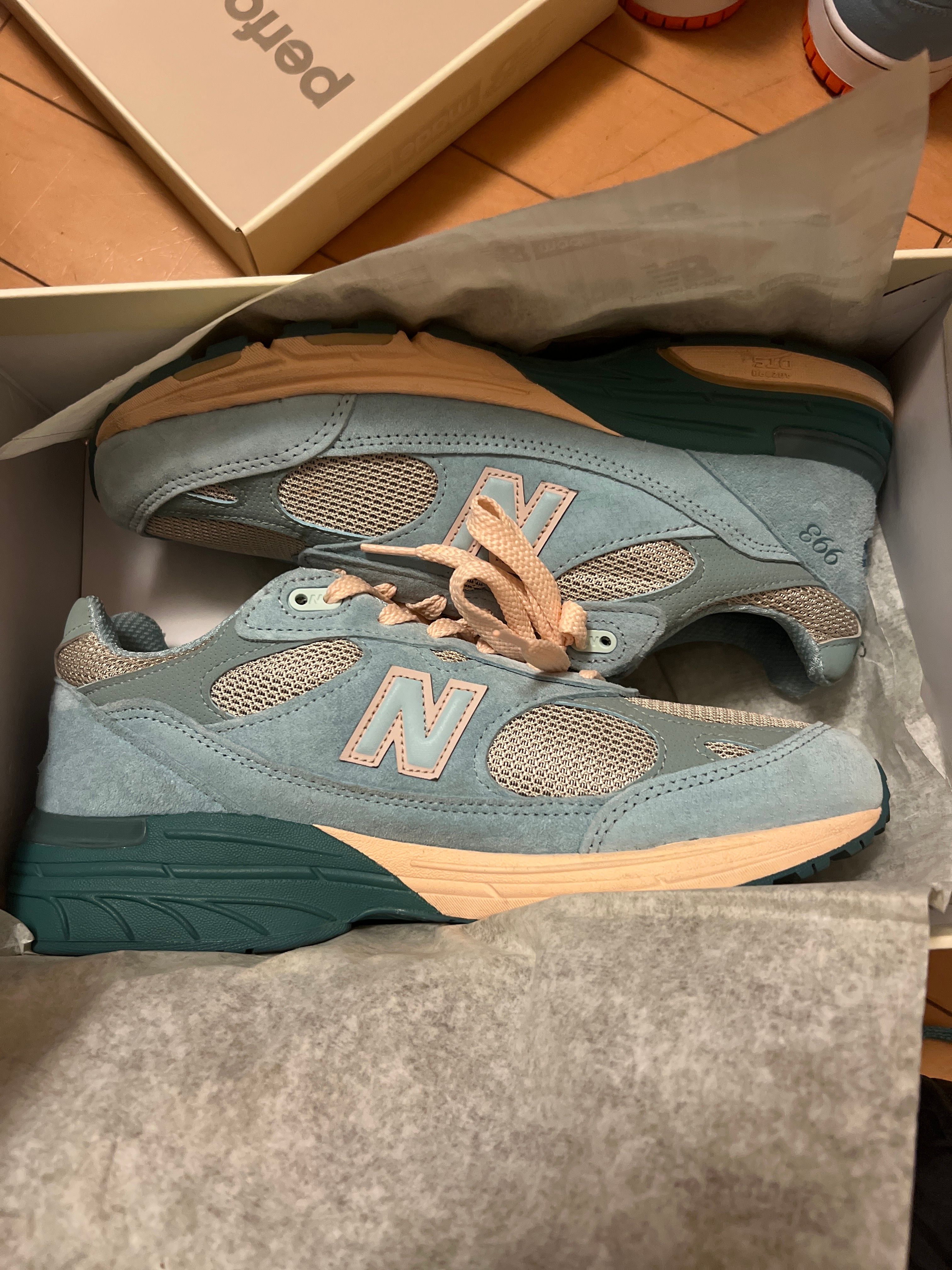 Joe Freshgoods × New Balance 993 Performance Art "Arctic Blue"