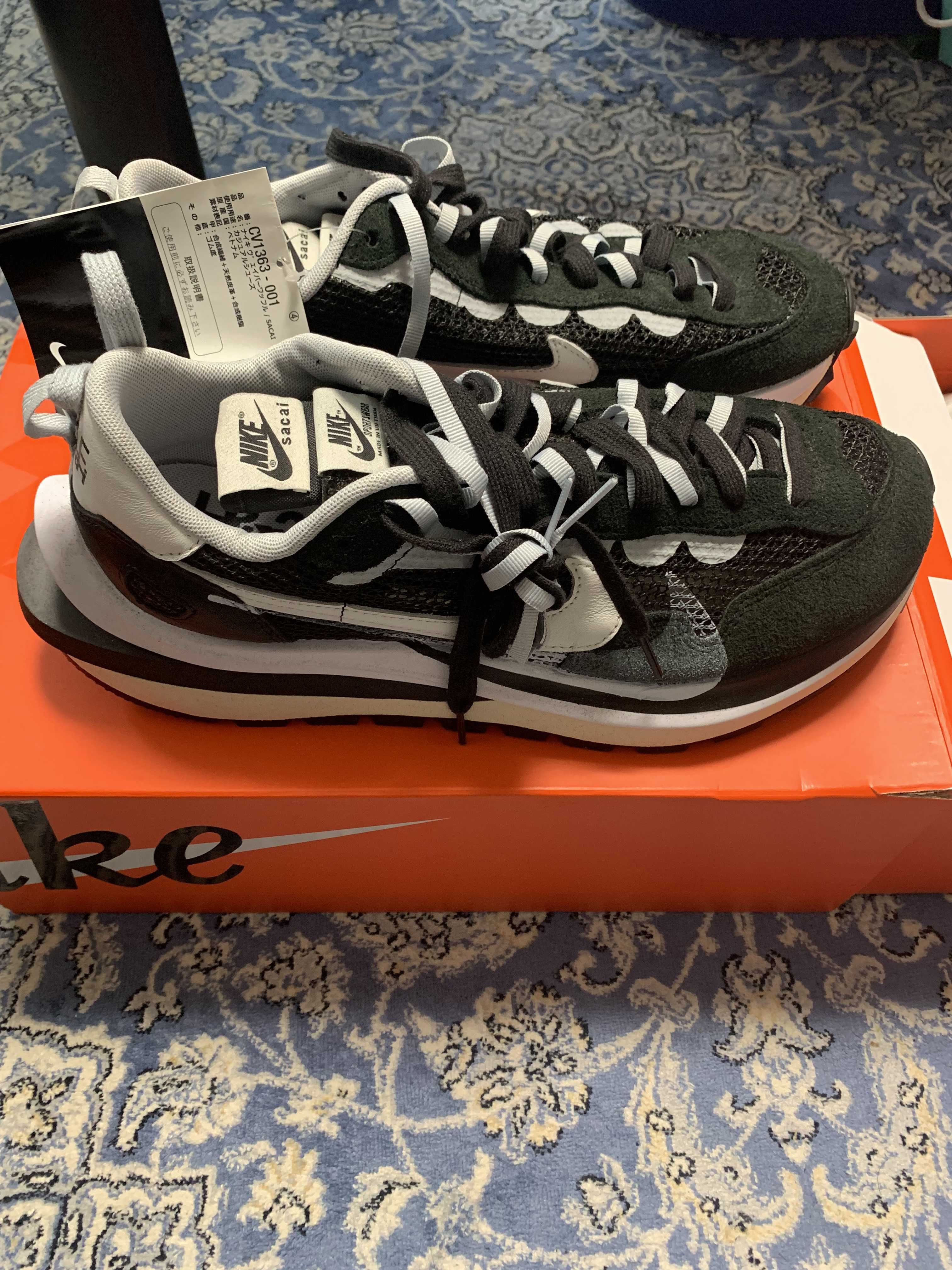 sacai × Nike Vapor Waffle "Black and White"