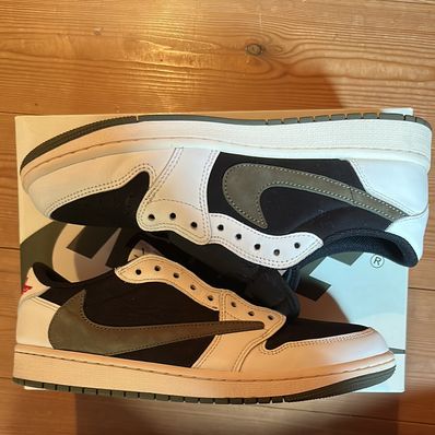 Travis Scott × Nike Women's Air Jordan 1 Low OG "Medium Olive"