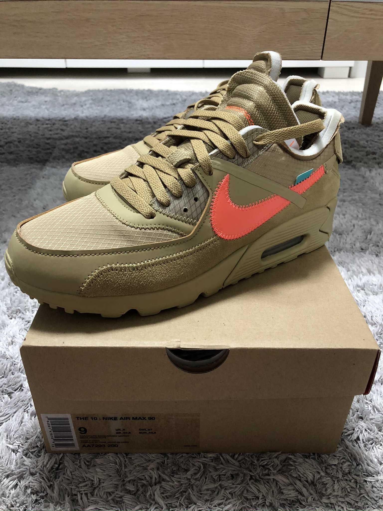 Off-White × Nike Air Max 90 "Desert Ore"