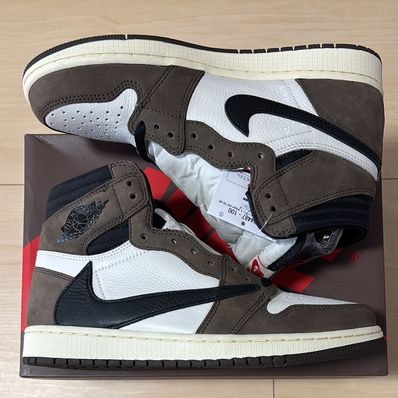 Travis Scott × Nike Air Jordan 1 Retro High OG TS SP "Sail/Dark Mocha"