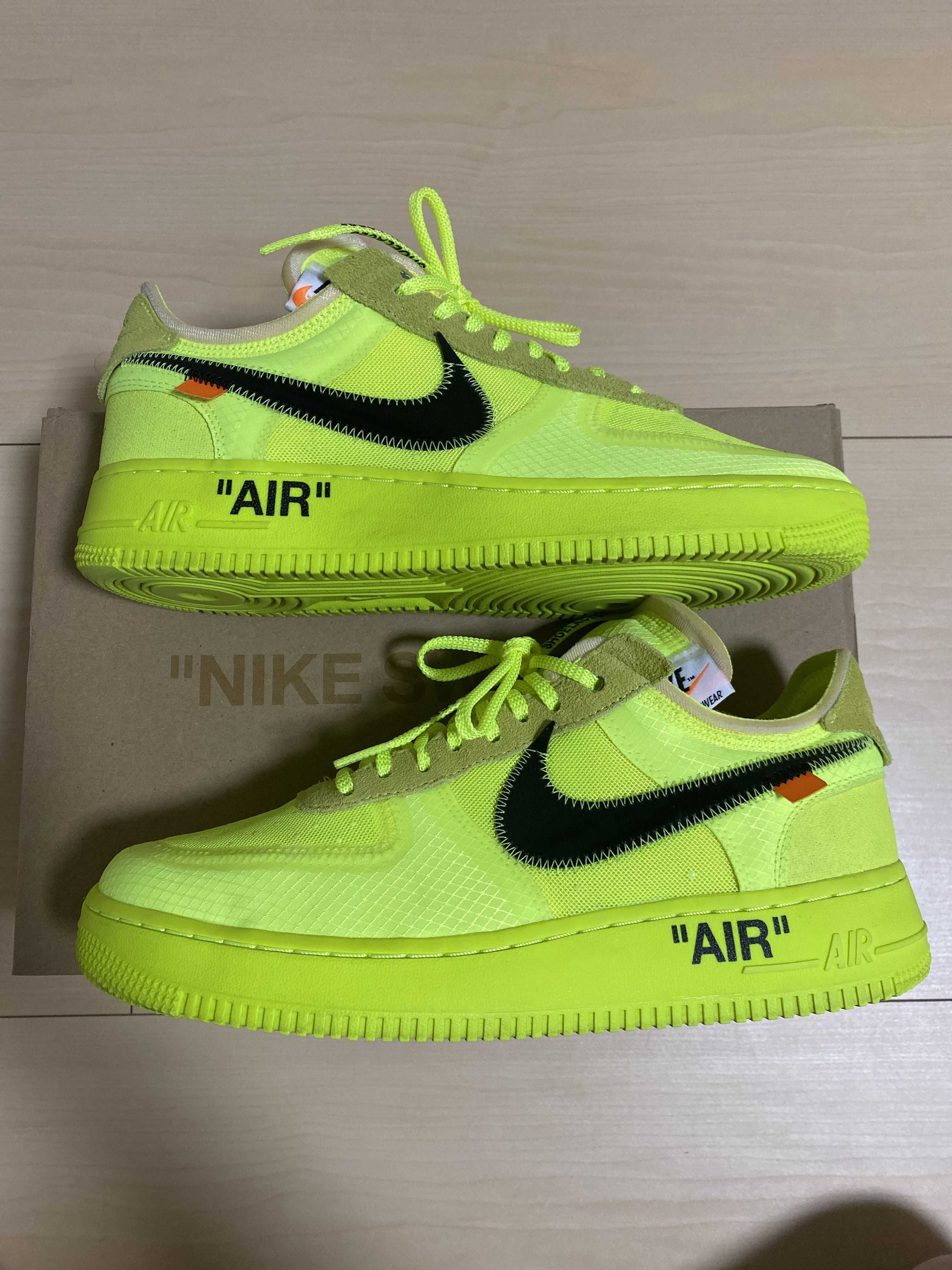 Off-White × Nike Air Force 1 Low "Volt"