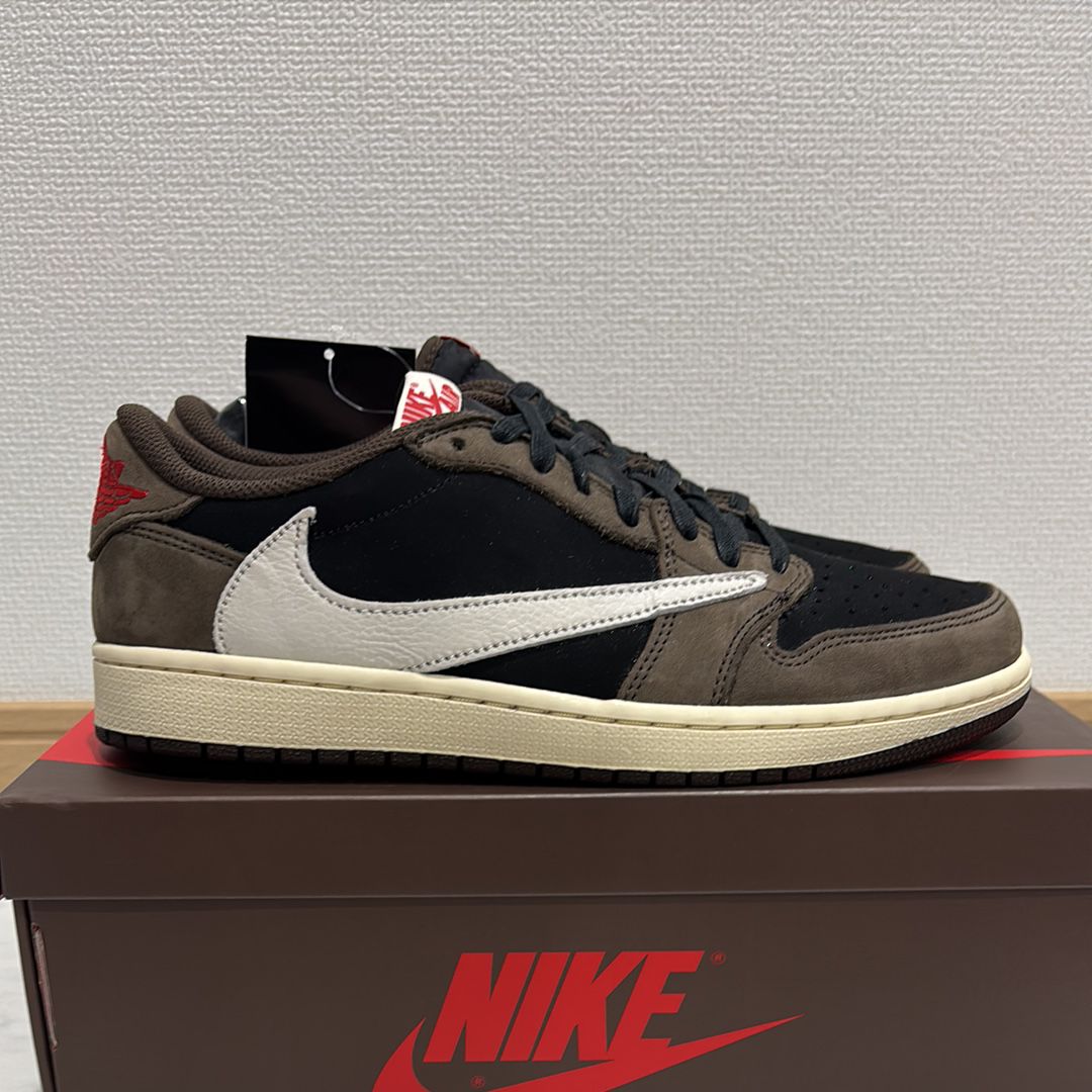 Travis Scott × Nike Air Jordan 1 Low OG SP-T "Black/Dark Mocha"