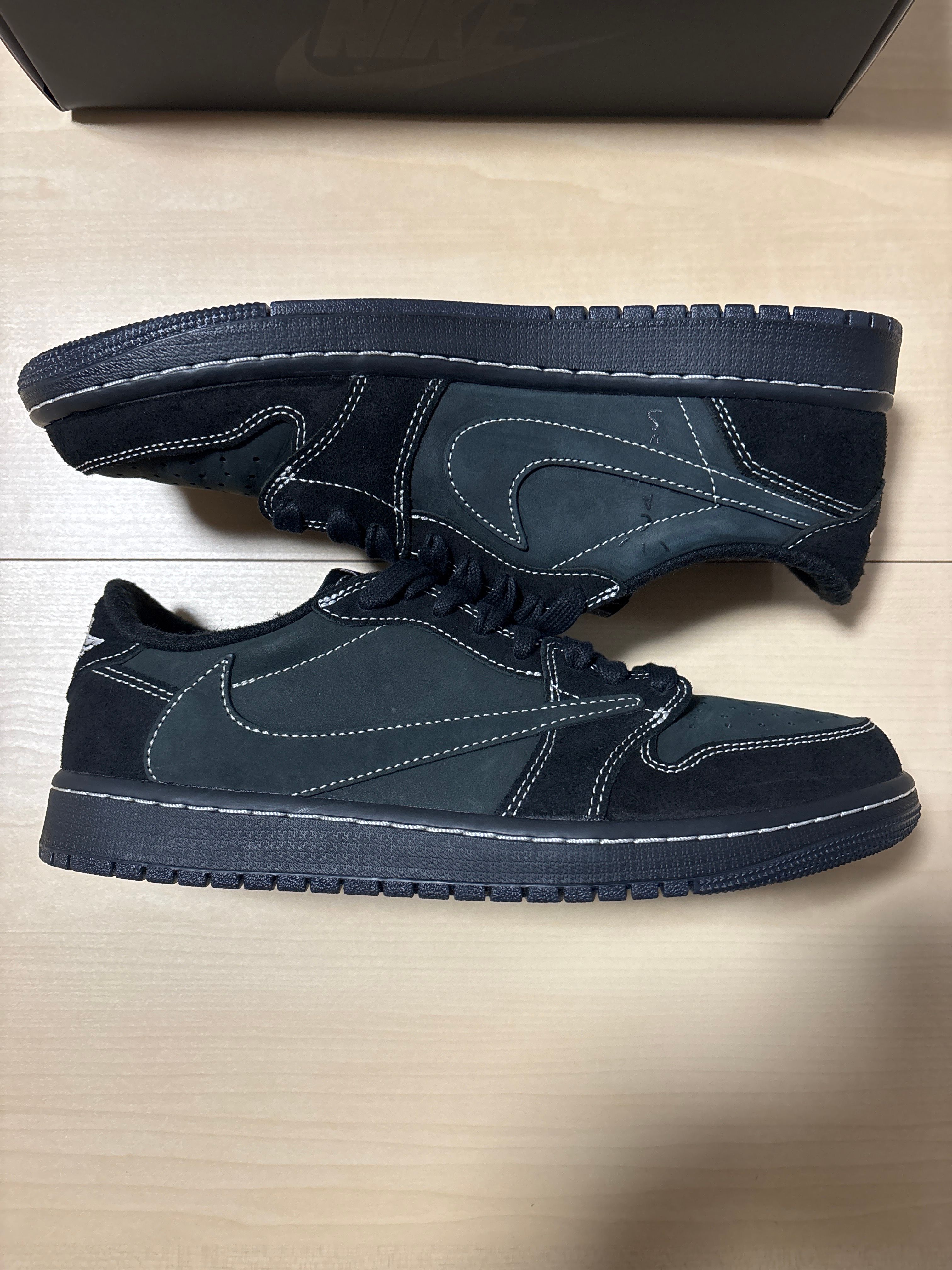 Travis Scott × Nike Air Jordan 1 Low OG SP "Black Phantom"