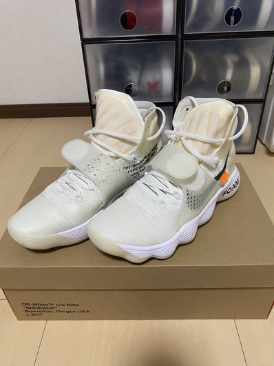 Off-White × Nike React Hyperdunk 2017 Flyknit "The 10/White"