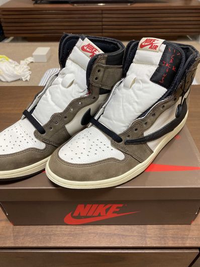 Travis Scott × Nike Air Jordan 1 Retro High OG TS SP "Sail/Dark Mocha"