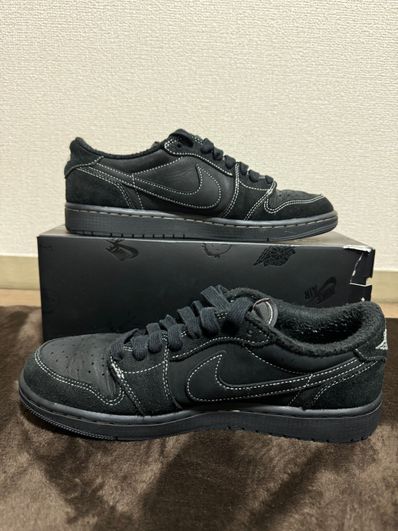 Travis Scott × Nike Air Jordan 1 Low OG SP "Black Phantom"