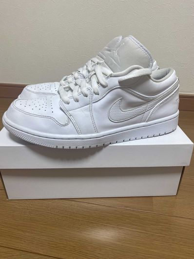 NIKE Women's AIR JORDAN 1 LOW "WHITE"