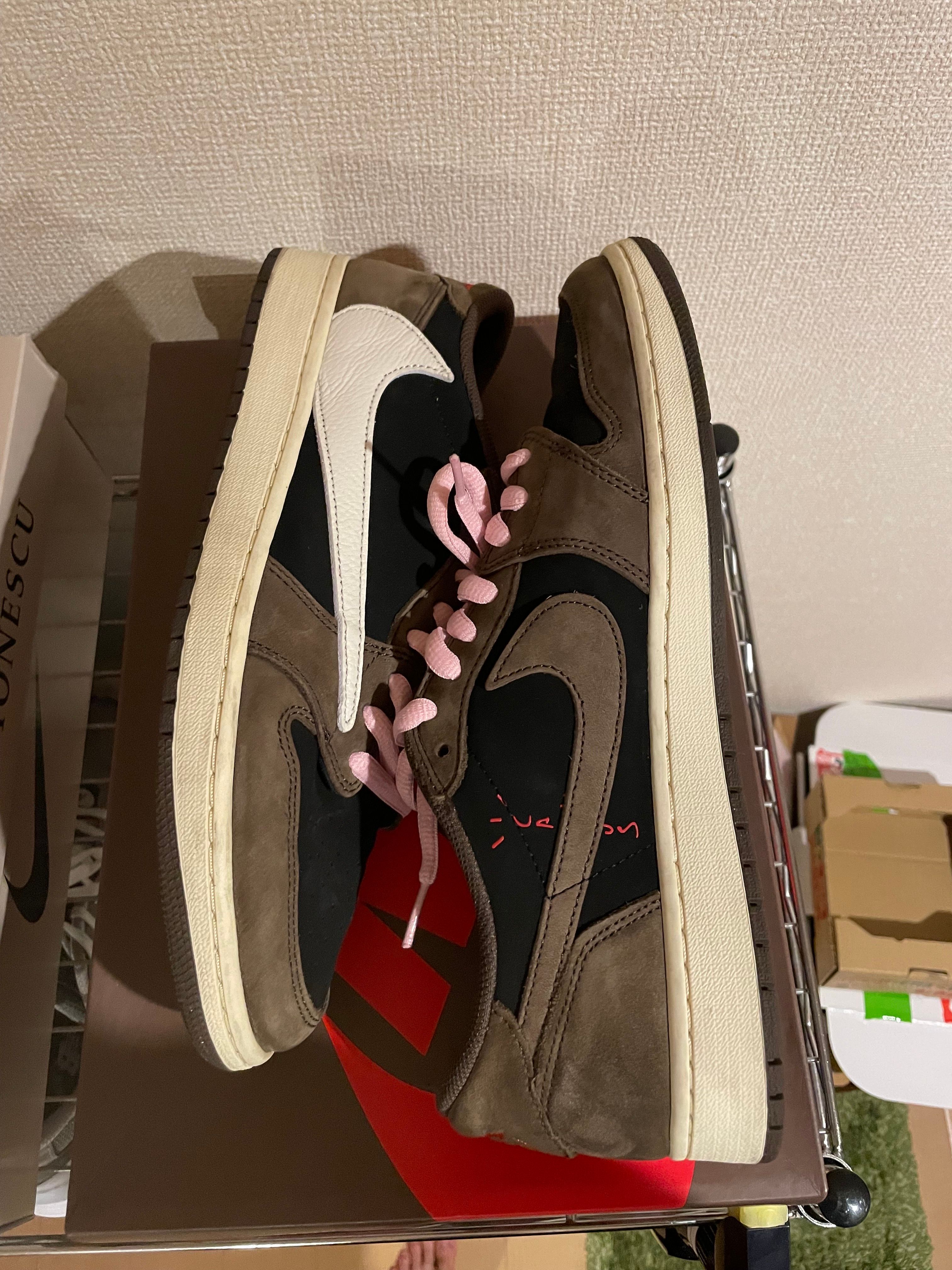 Travis Scott × Nike Air Jordan 1 Low OG SP-T  "Black/Dark Mocha"