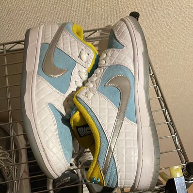 FTC × Nike SB Dunk Low "White/Blue"