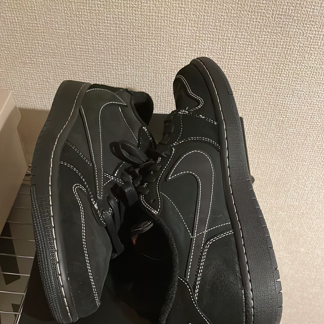 Travis Scott × Nike Air Jordan 1 Low OG SP "Black Phantom"