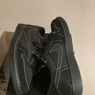 Travis Scott × Nike Air Jordan 1 Low OG SP "Black Phantom"