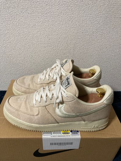 Stussy × Nike Air Force 1 Low "Fossil Stone"