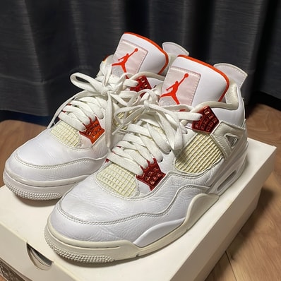 Nike Air Jordan 4 Retro "White/Team Orange"