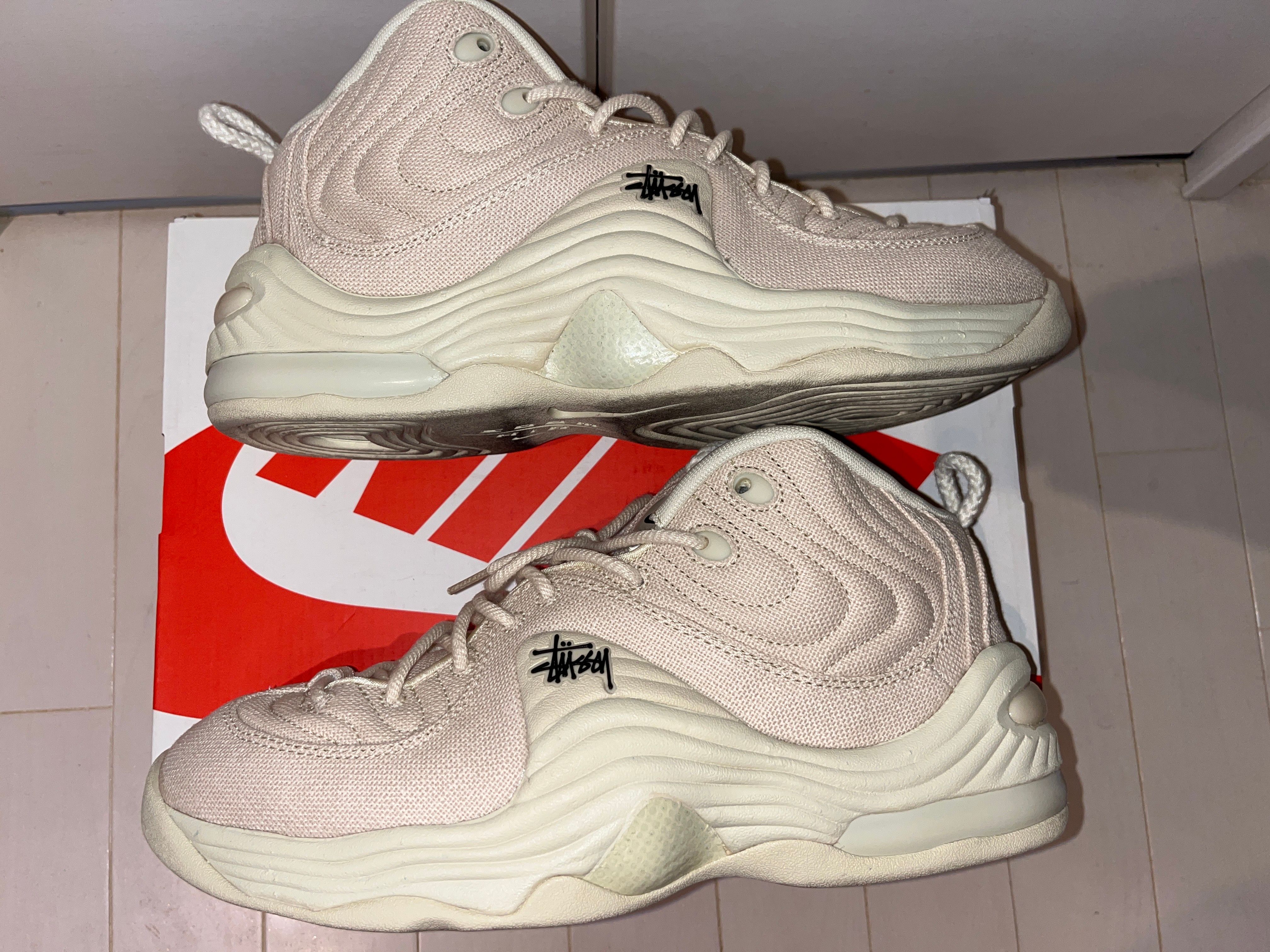 Stussy × Nike Air Penny 2 "Fossil"