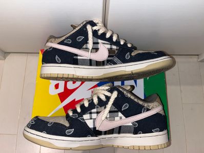 Travis Scott × Nike SB Dunk Low "Black/Parachute Beige"