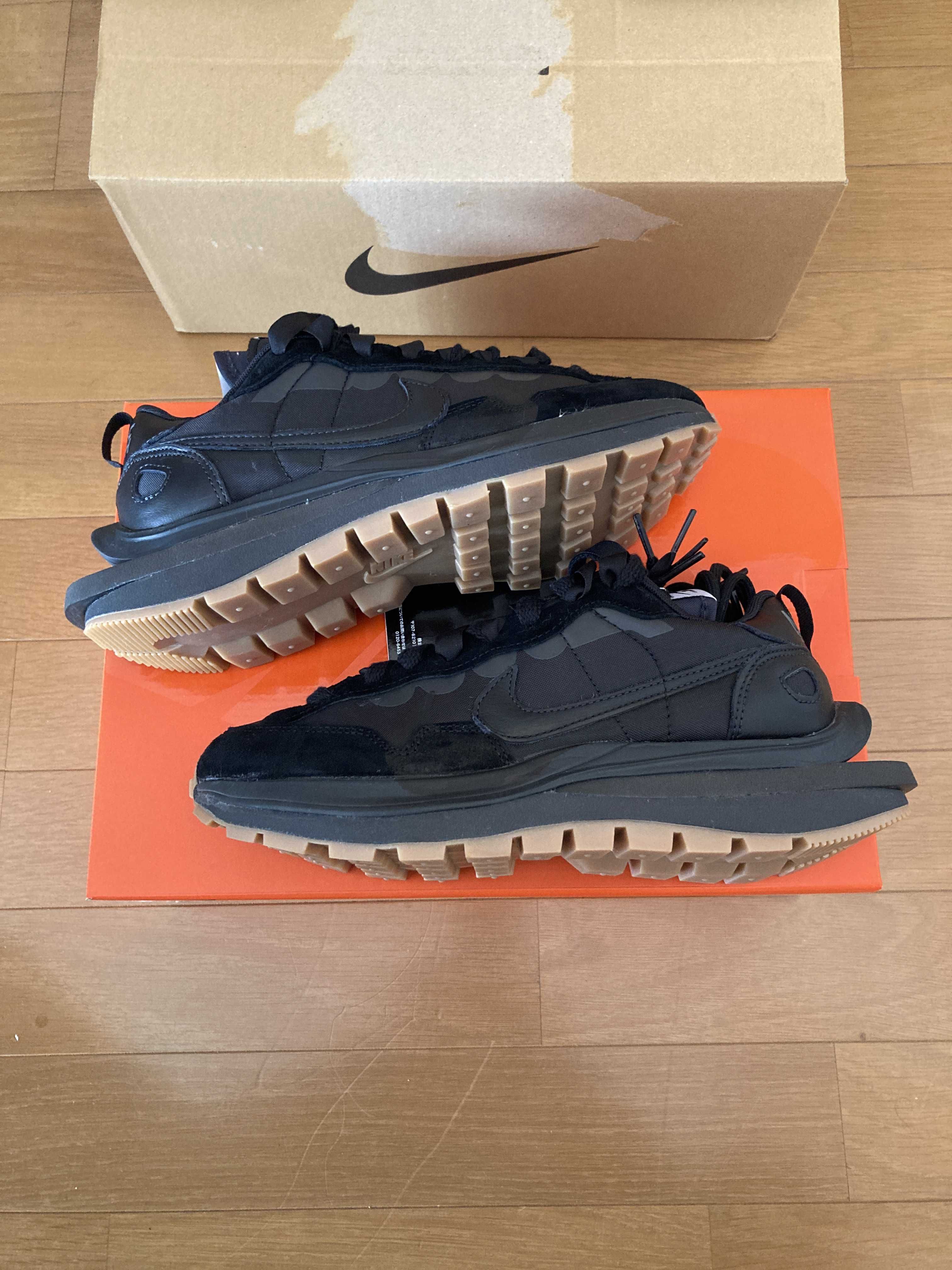 sacai × Nike VaporWaffle "Black Gum"