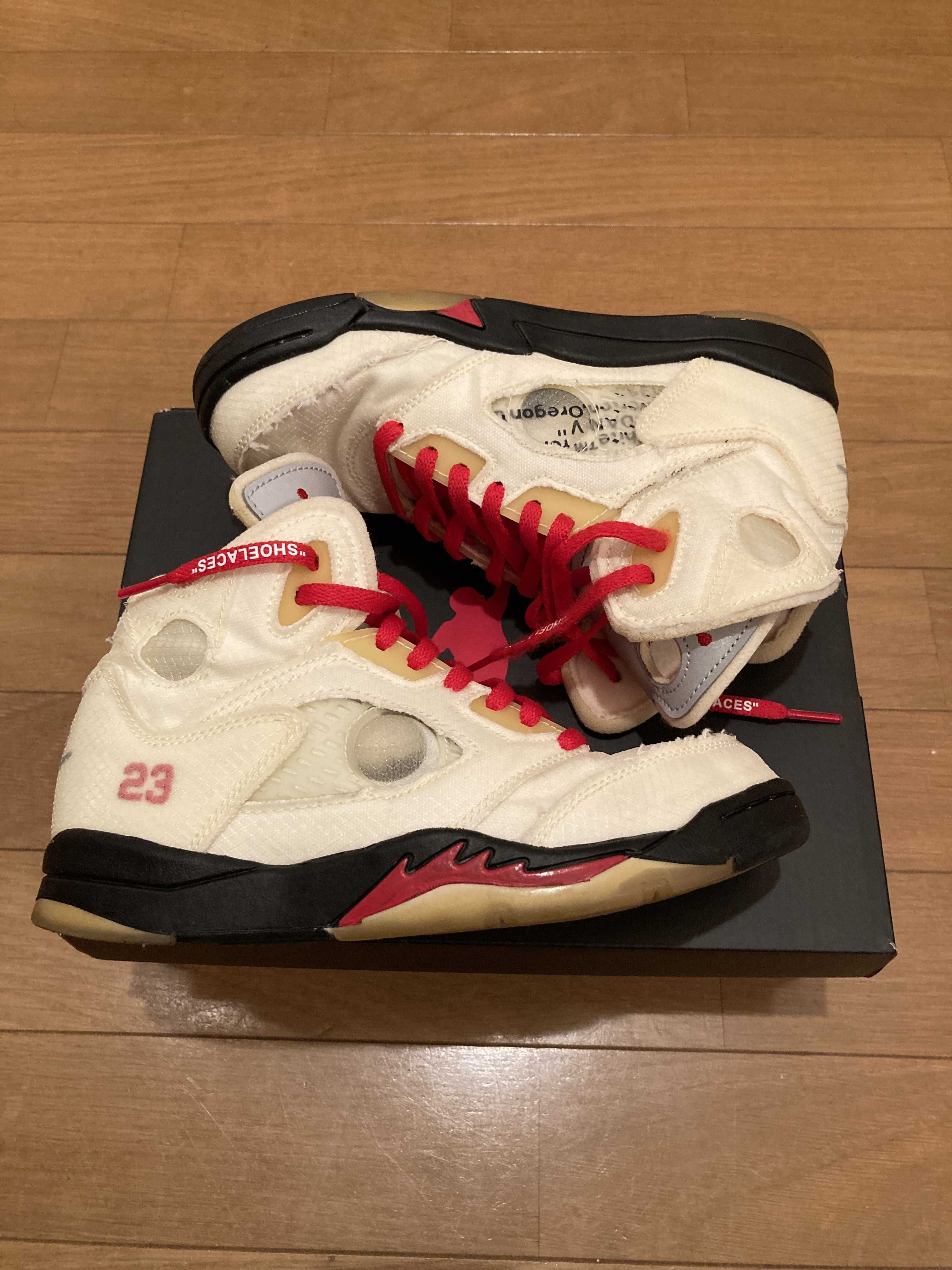 Off-White × Nike PS Air Jordan5 "Sail"