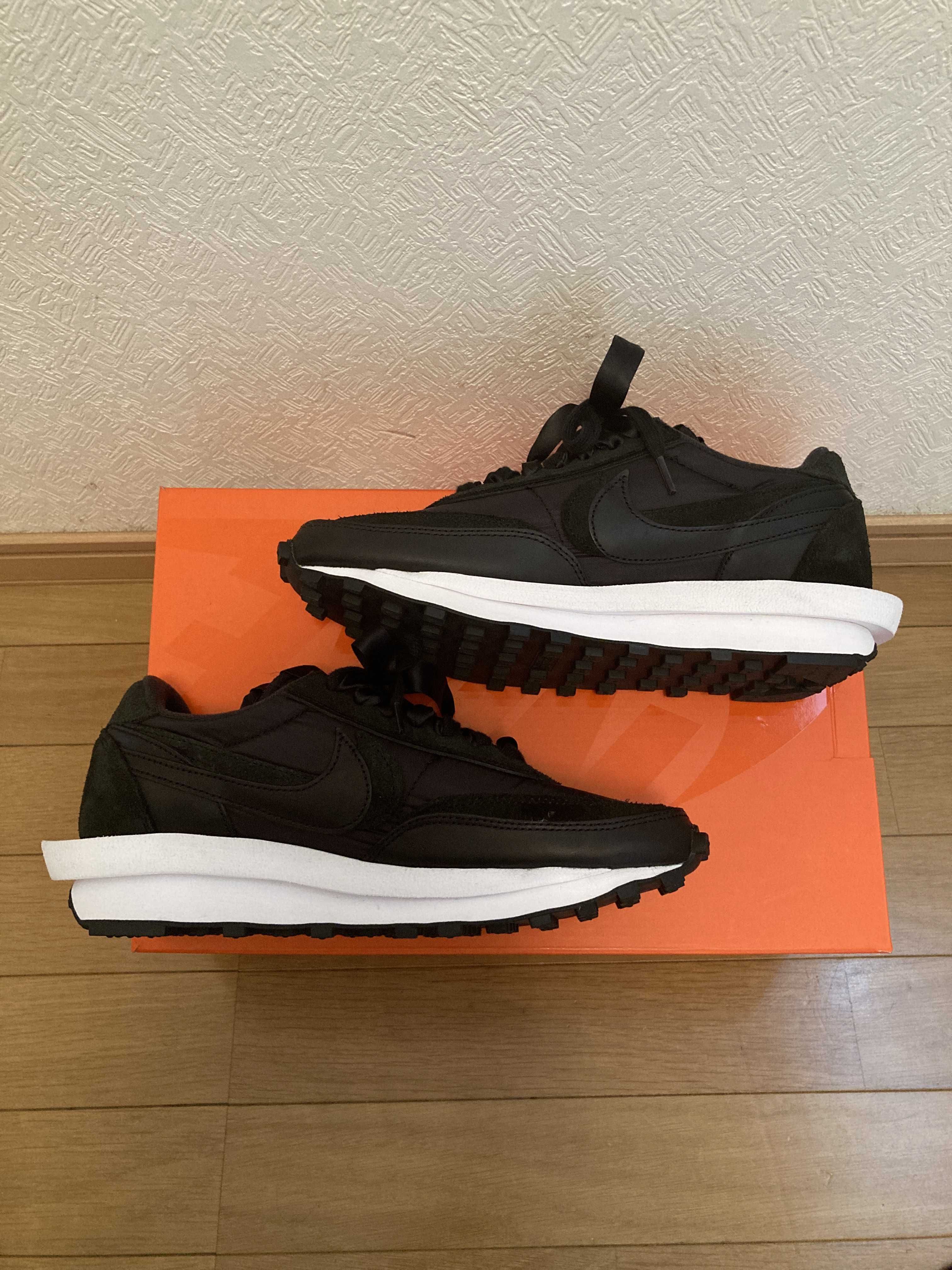 sacai × Nike LDV Waffle "Triple Black"