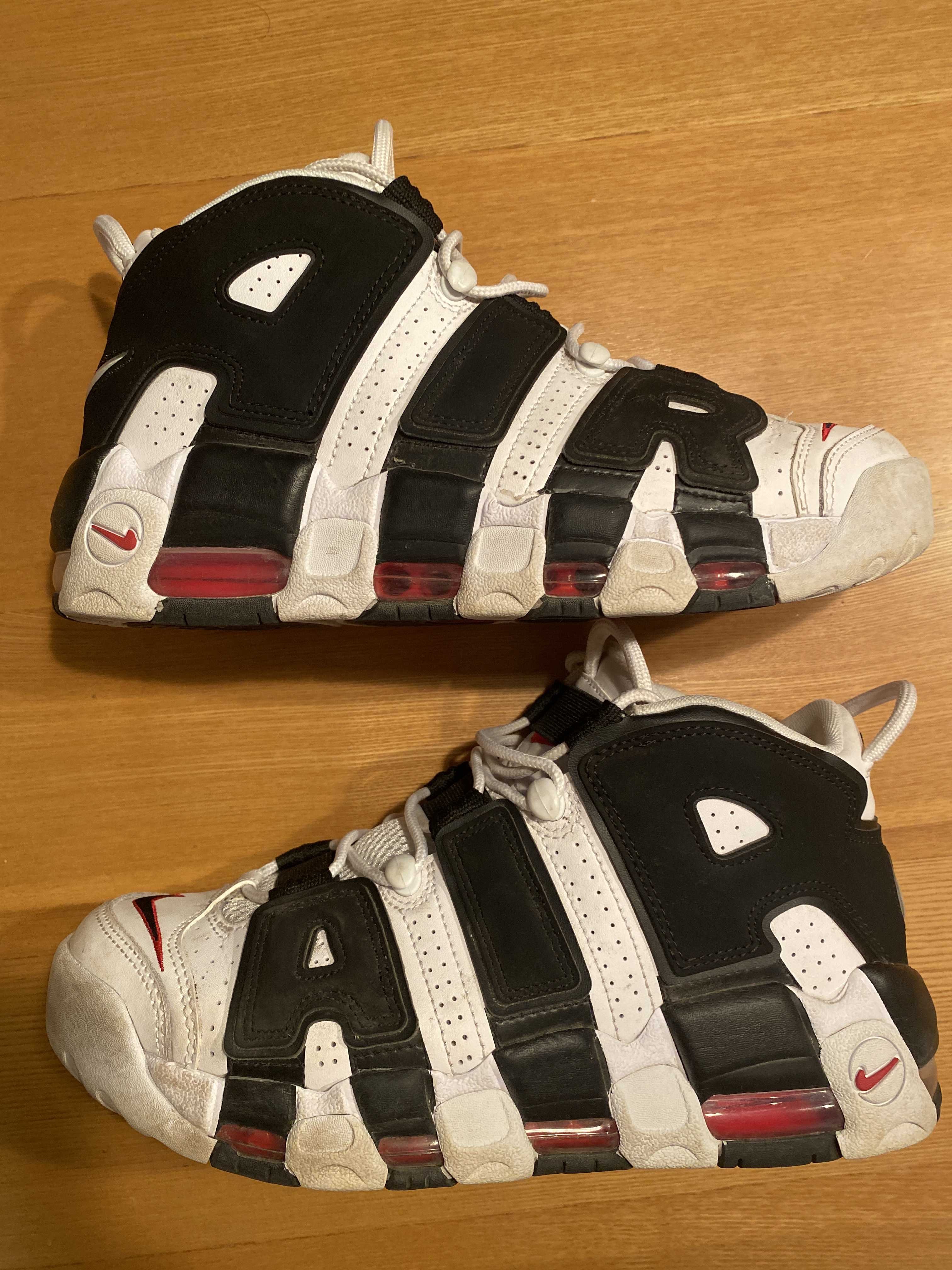 Nike Air More up Tempo "White/Black/University Red"(~2018)