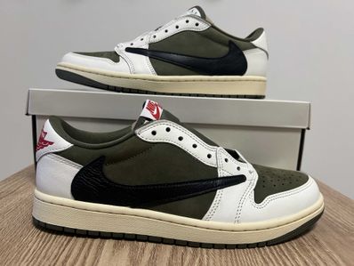 Travis Scott × Nike Air Jordan 1 Low OG SP "Reverse Olive"