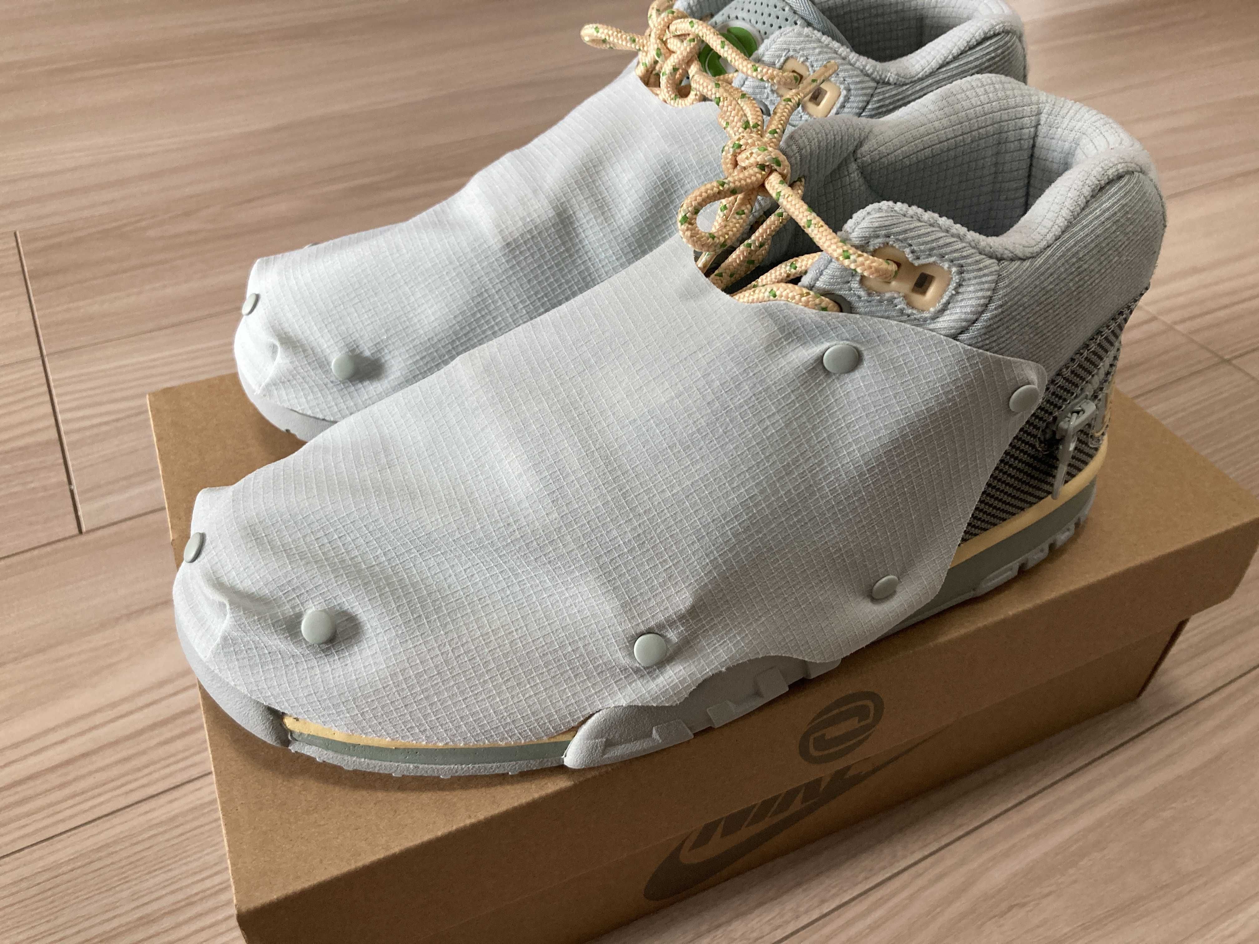 Travis Scott × Nike Air Trainer 1 SP "Grey Haze and Dusty Sage"