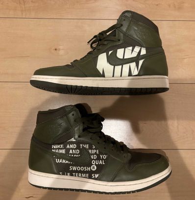 Nike Air Jordan 1 Retro High "Olive Canvas"
