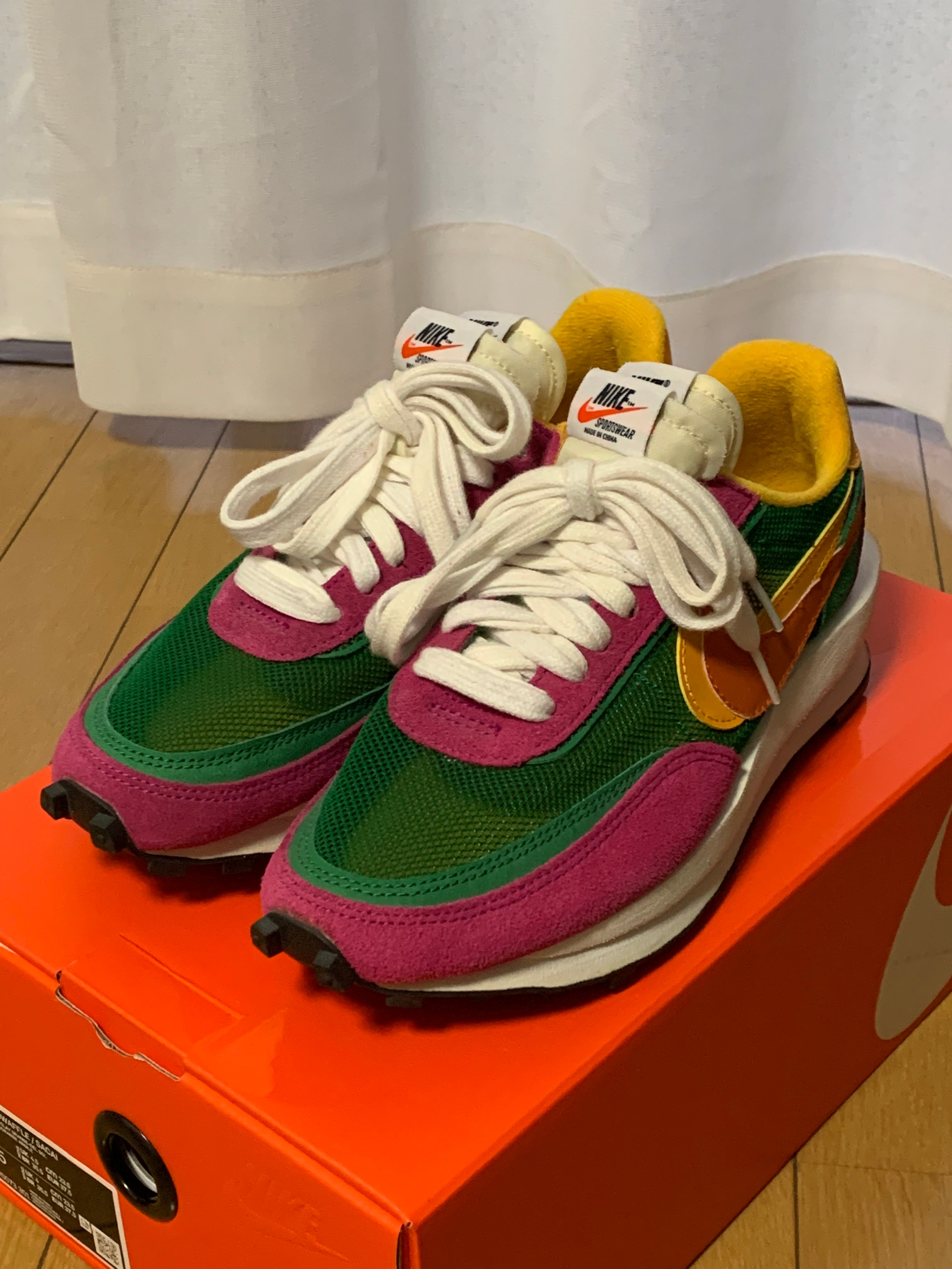 sacai × NIKE LDV WAFFLE "PINE GREEN"