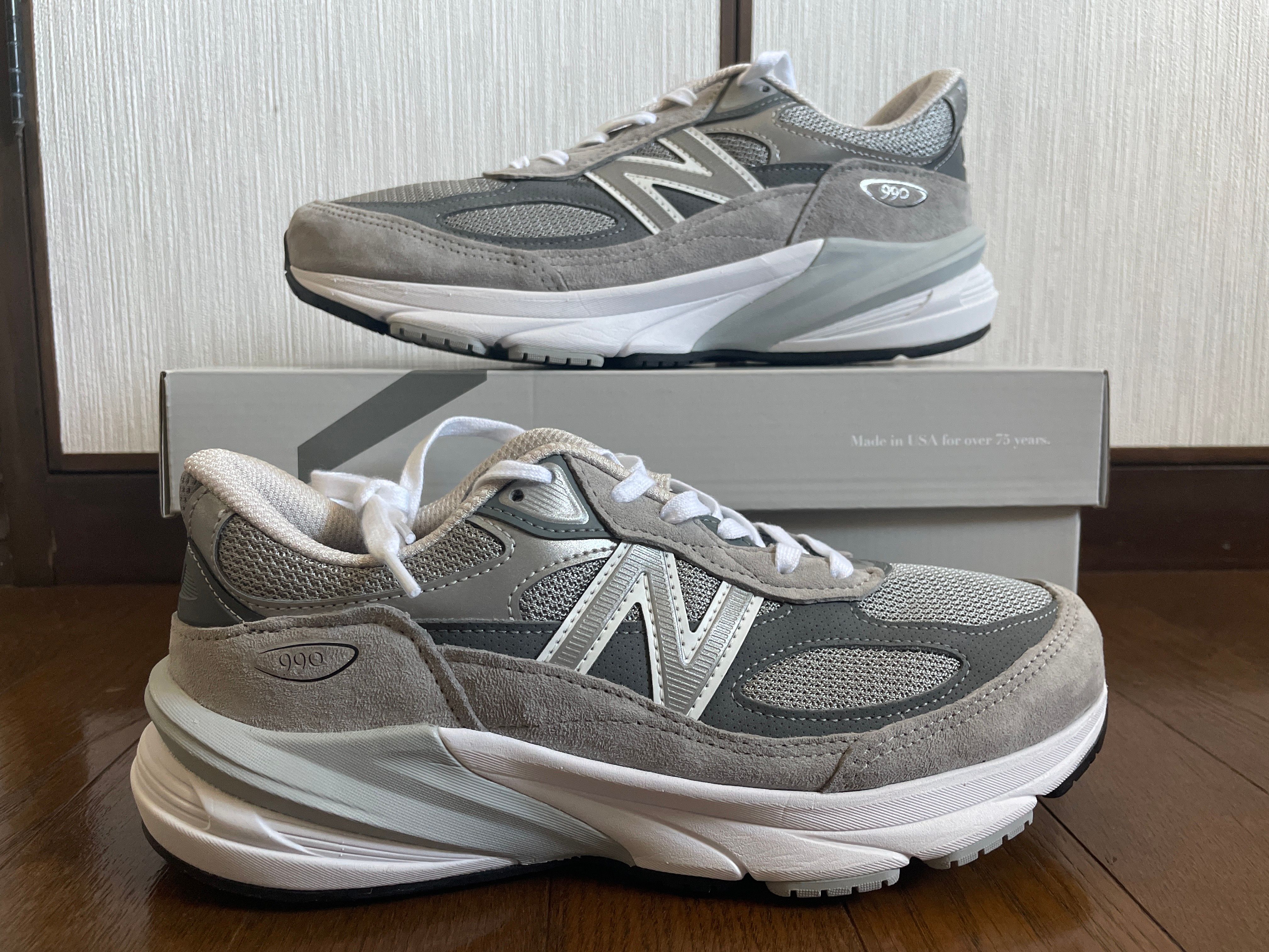 New Balance 990V6 "Gray" (Heel Logo NB)
