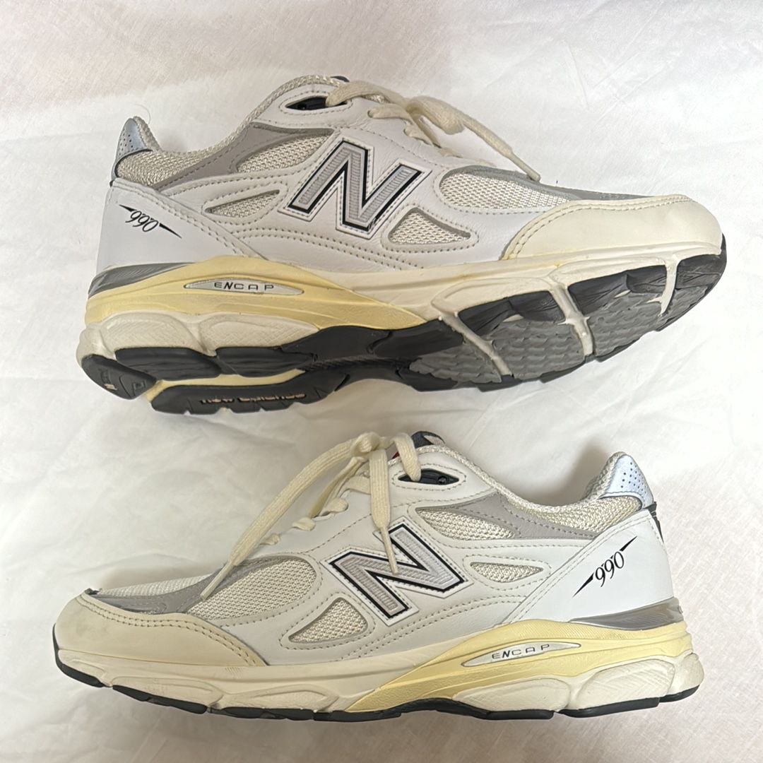 New Balance 990V3 "Sea Salt/Rain Cloud"