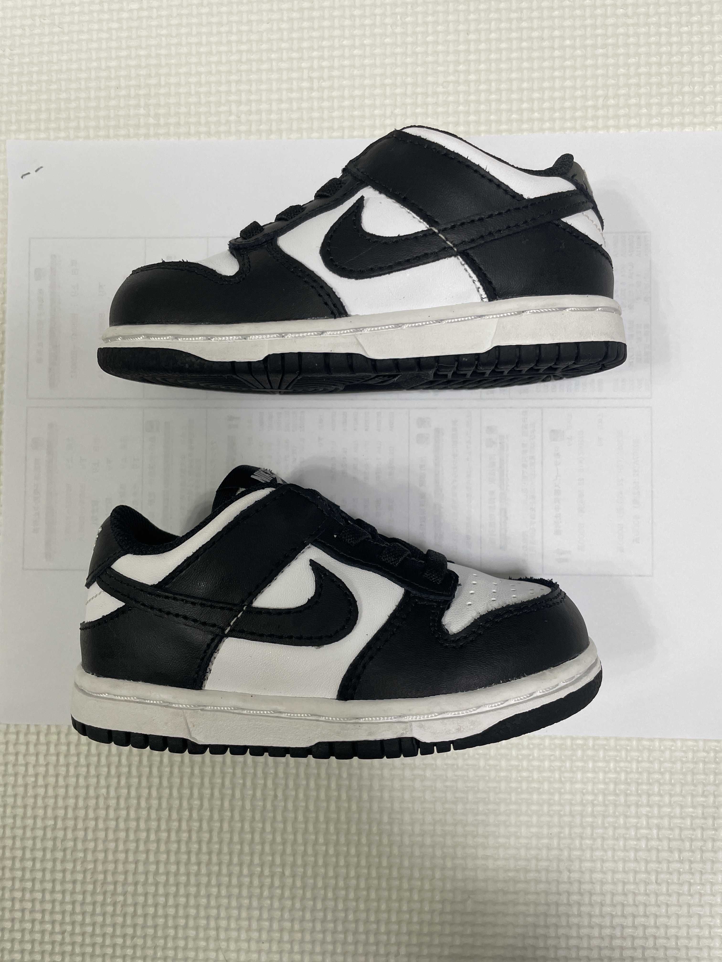 Nike TD Dunk Low "White/Black"