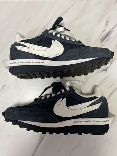 Fragment × sacai × Nike LD Waffle "Blackended Blue"