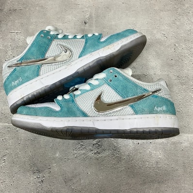 APRIL SKATEBOARDS × Nike SB Dunk Low Pro QS "White and Multi-Color"