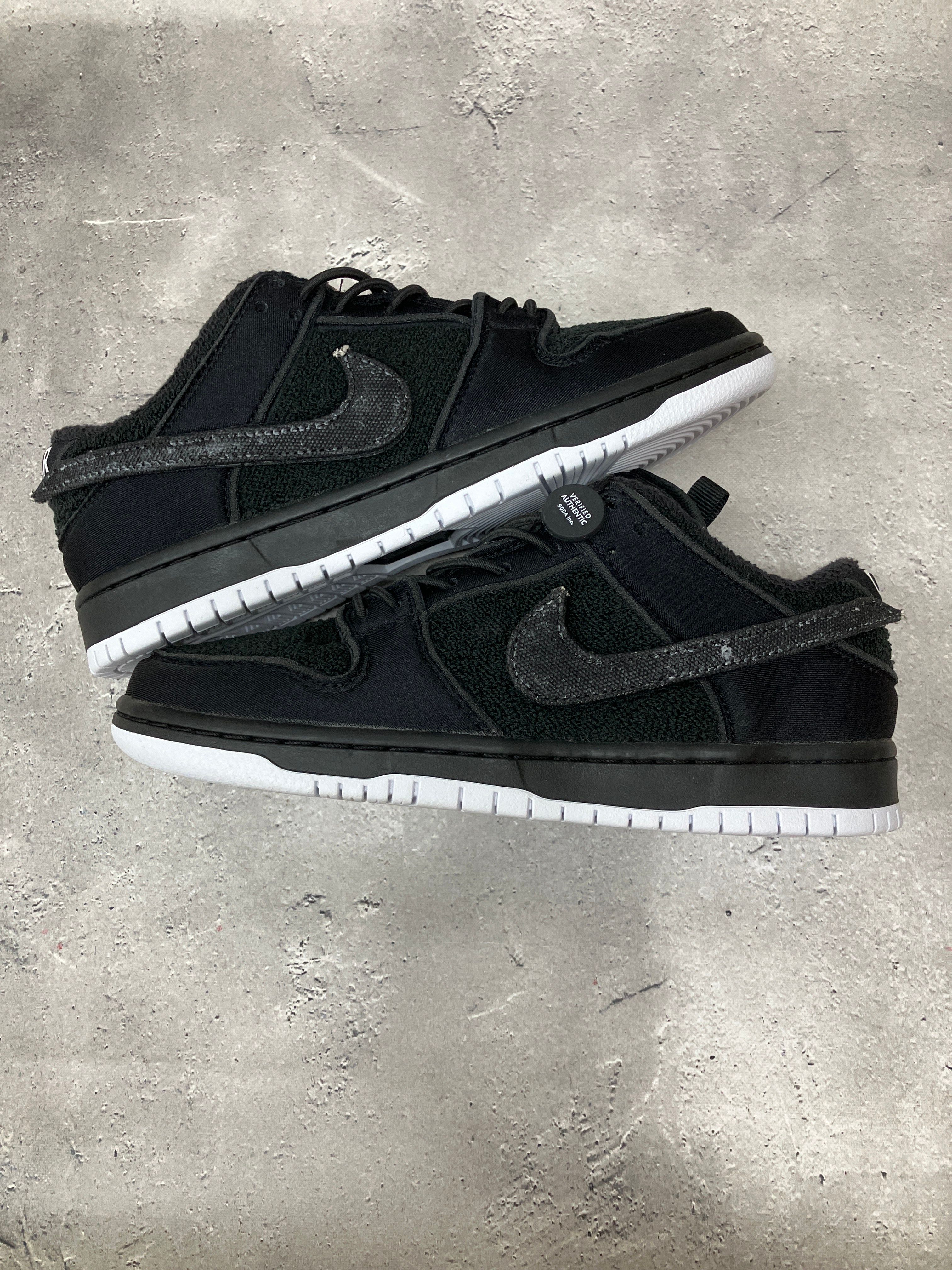 Gnarhunters × Nike SB Dunk Low "Black/White"